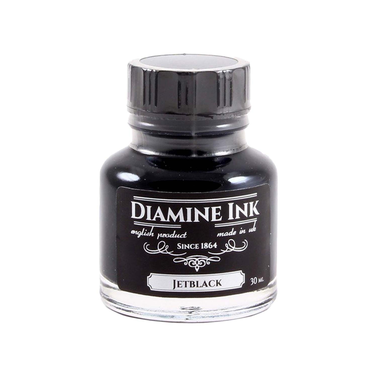 Diamine Jet Black Şişe Mürekkep - 30 ml