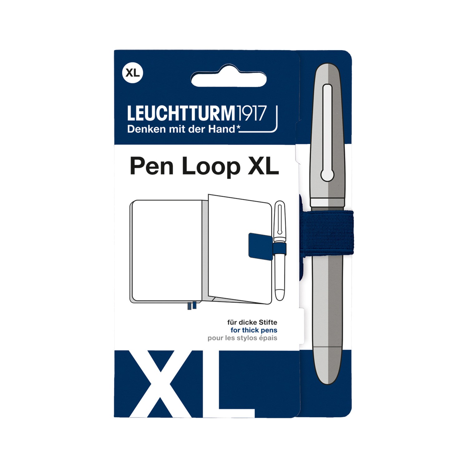 Leuchtturm1917 Pen Loop XL Kalem Tutucu - Lacivert