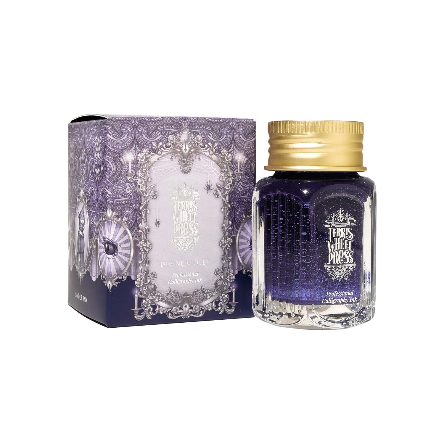 Ferris Wheel Press Divine Violet Şişe Mürekkep - 28 ml