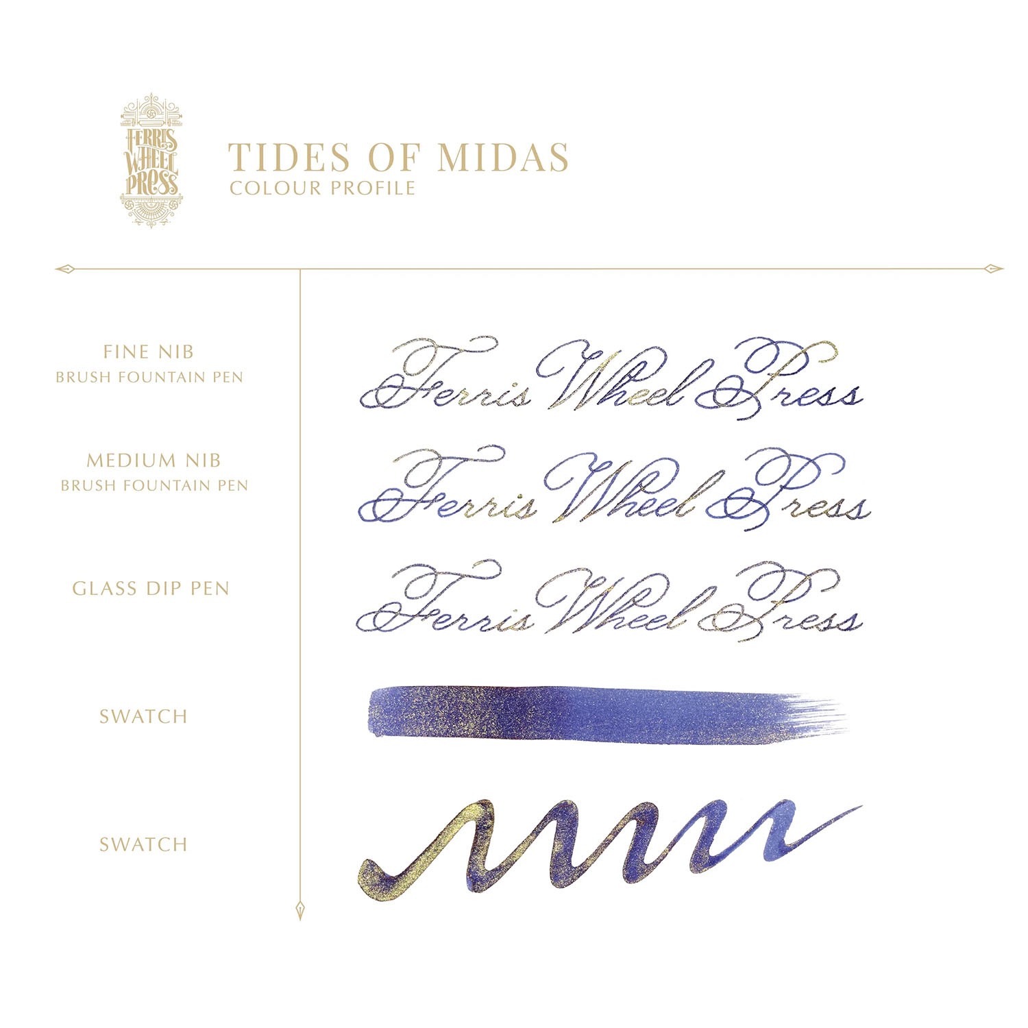 Ferris Wheel Press Tides of Midas Şişe Mürekkep - 10 ml