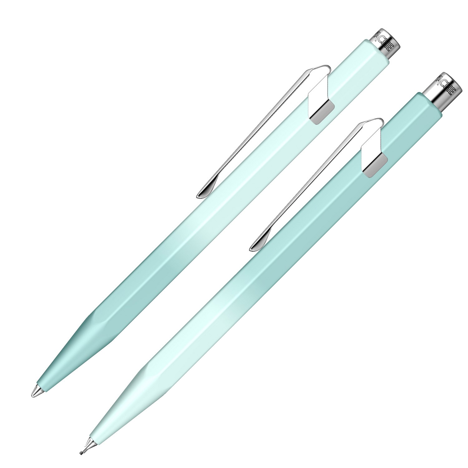 Caran d'Ache 849 Special Edition Tükenmez Kalem Versatil Kalem Set - Blue Lagoon