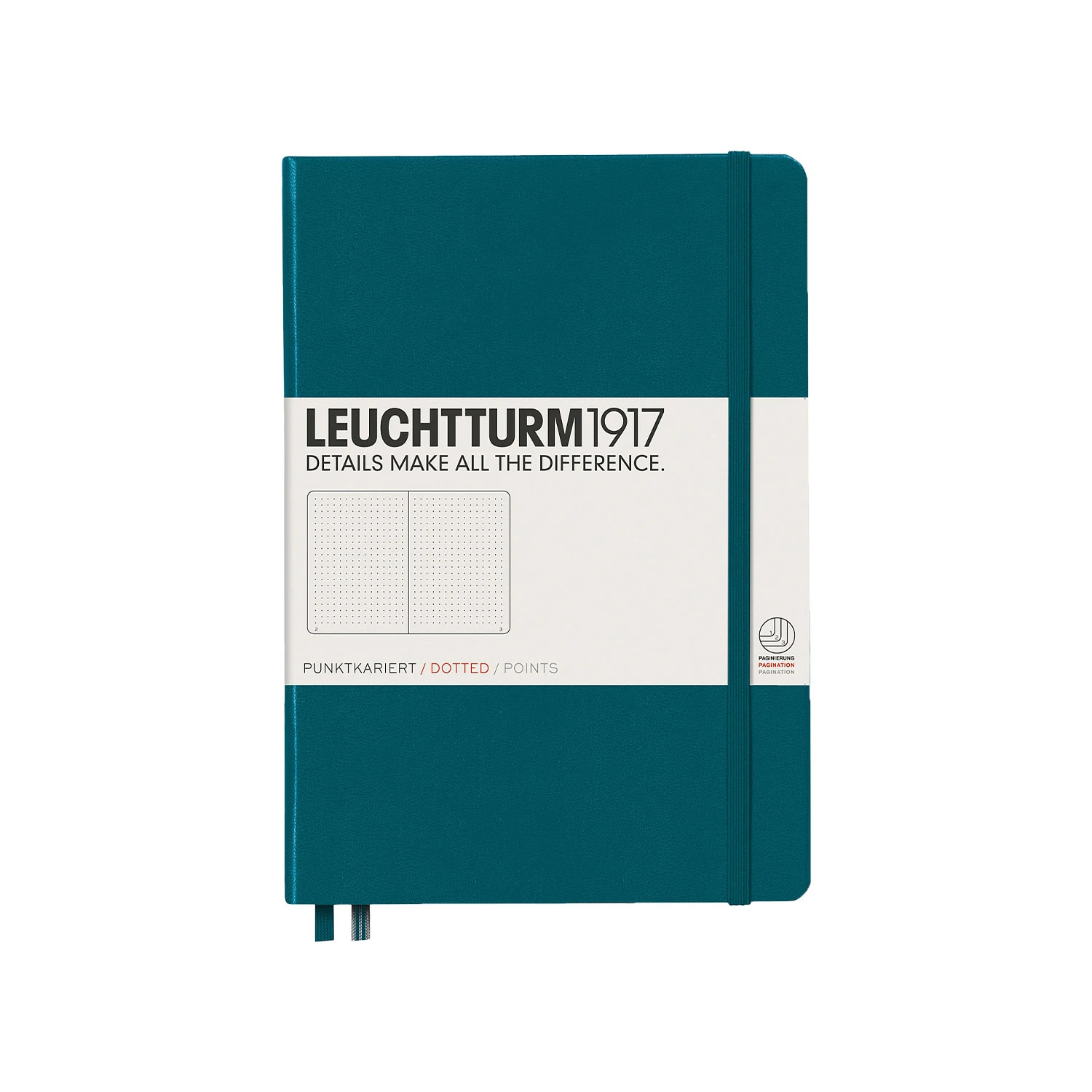 Leuchtturm1917 A5 Pasifik Yeşili Noktalı Defter