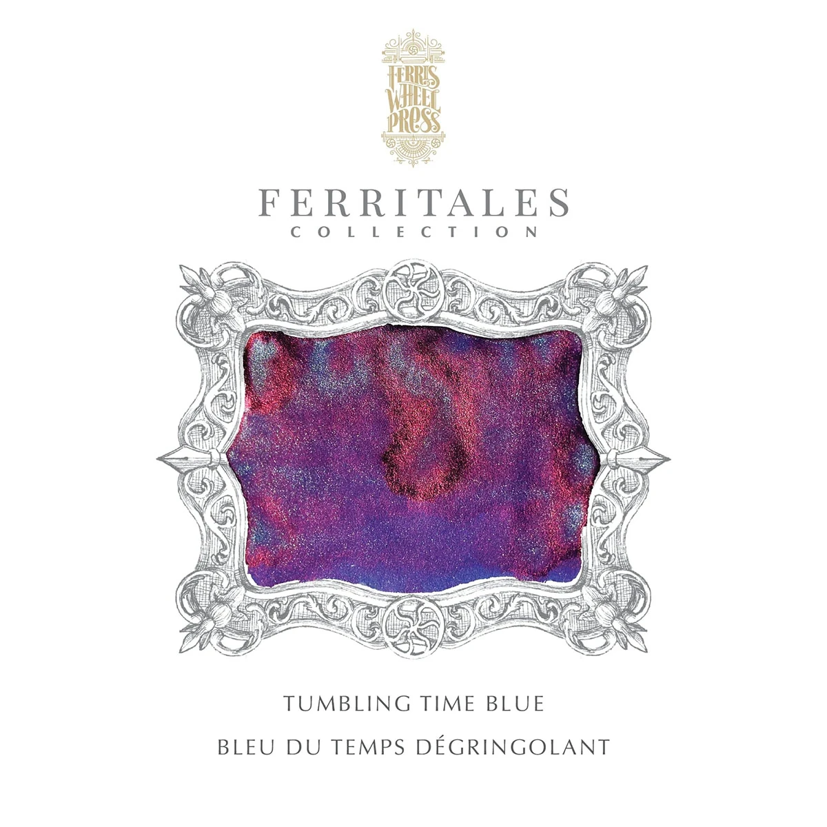 Ferris Wheel Press Tumbling Time Blue Şişe Mürekkep - 20 ml