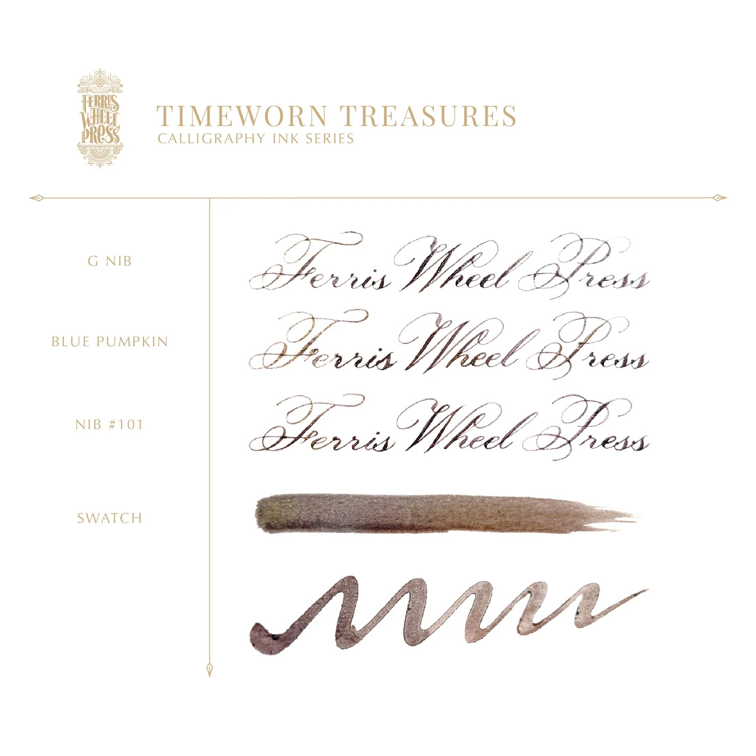 Ferris Wheel Press Timeworn Treasures Kaligrafi Şişe Mürekkep - 28 ml