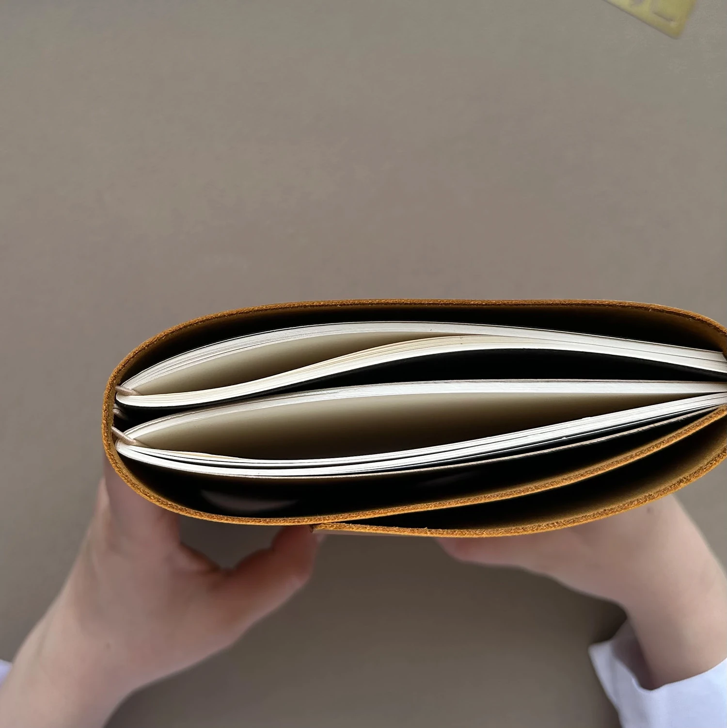 Euk Design A5 Large Size Traveler's Notebook Cover - Hardal