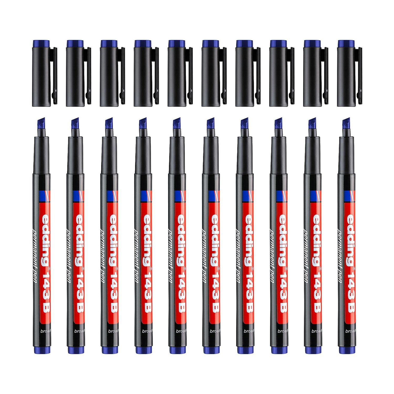 Edding 143 B Asetat Kalemi 10'lu Set