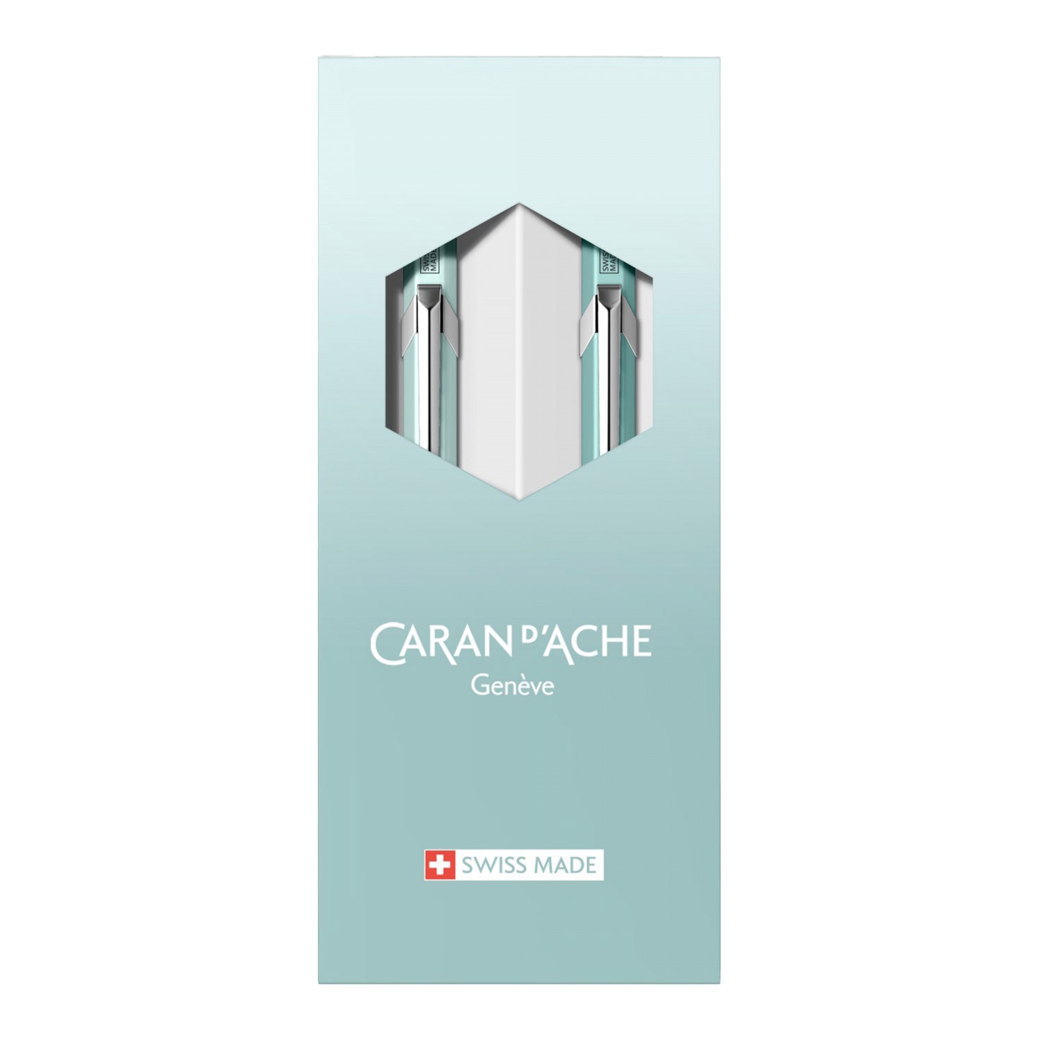 Caran d'Ache 849 Special Edition Tükenmez Kalem Versatil Kalem Set - Blue Lagoon