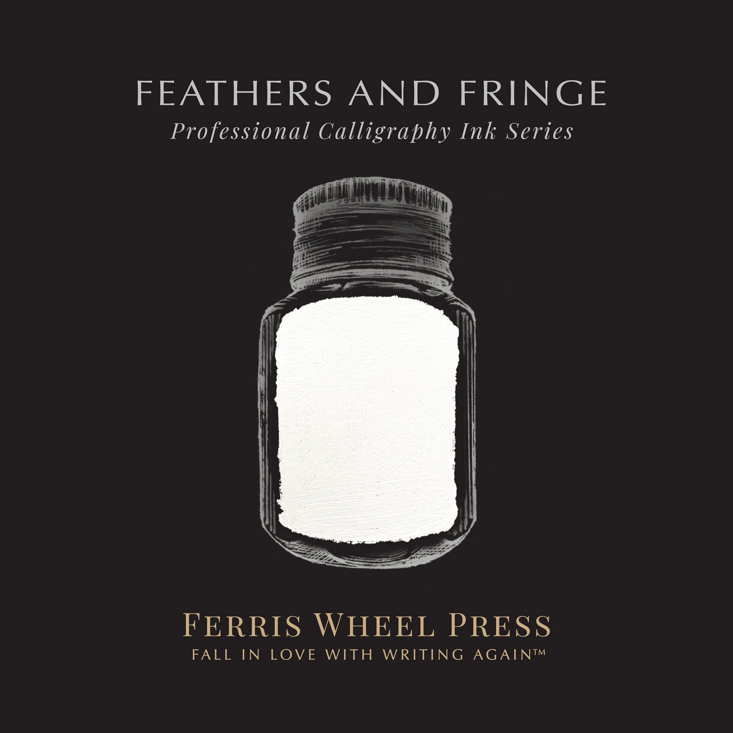 Ferris Wheel Press Feathers and Fringe Kaligrafi Şişe Mürekkep - 28 ml