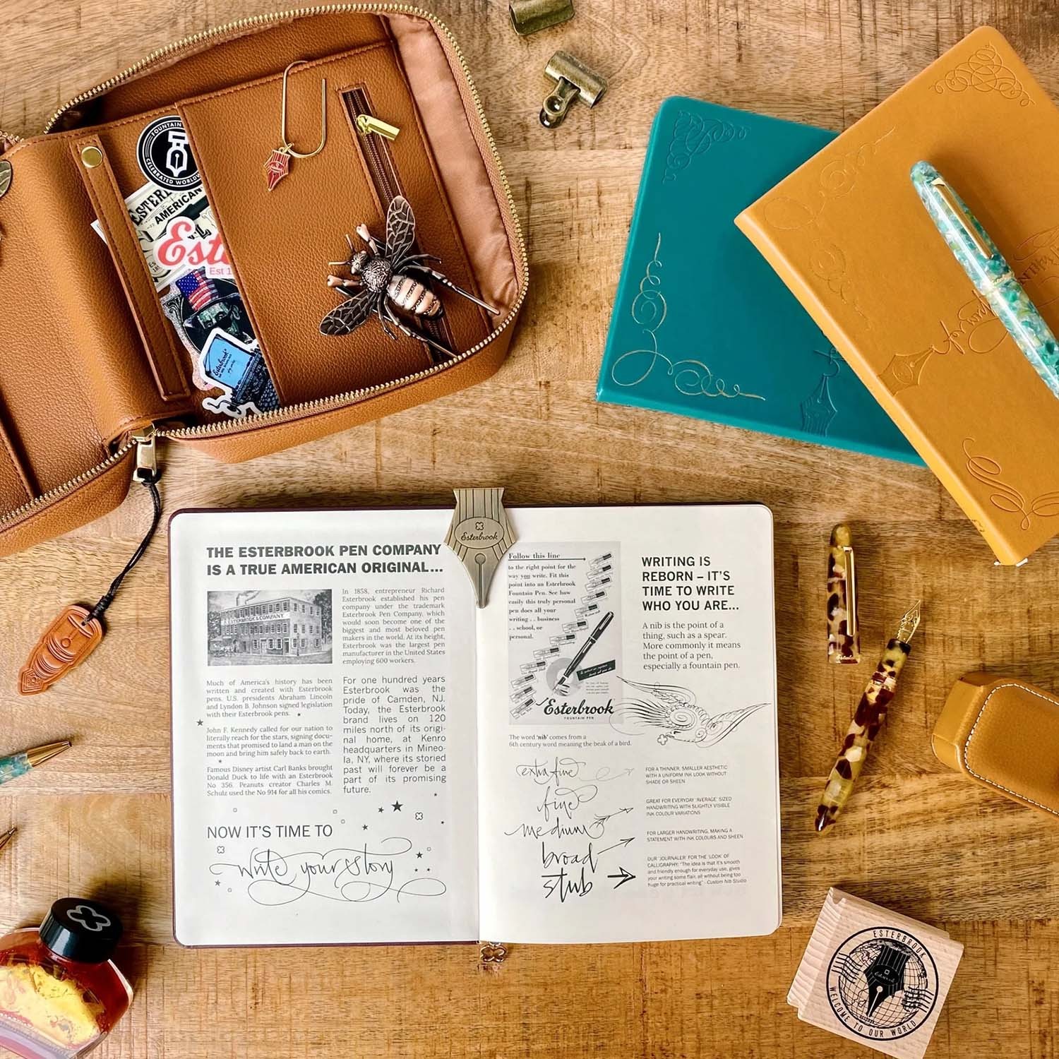 Esterbrook Write Your Story Defter - Teal