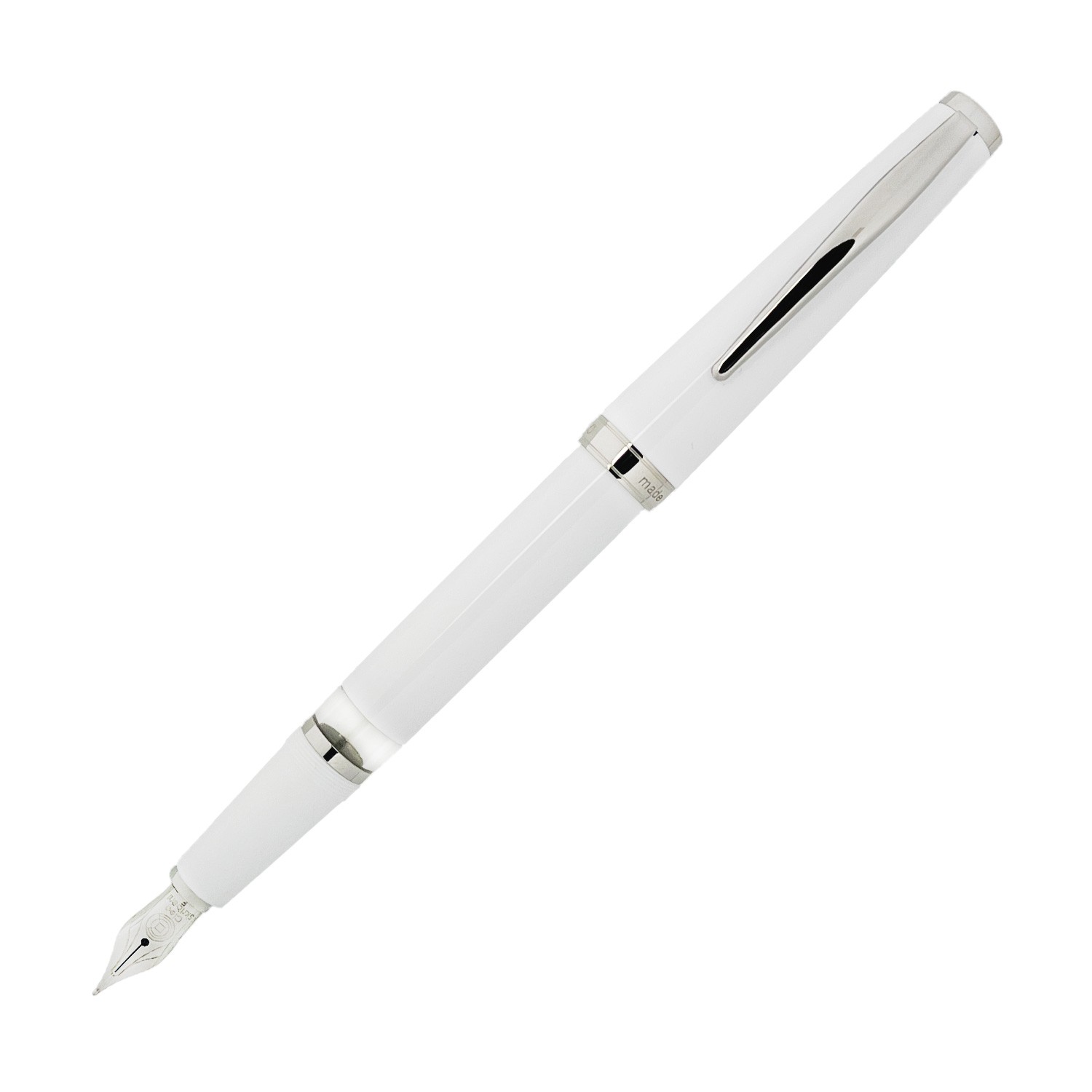 Cleo Skribent Classic Palladium Pistonlu Dolma Kalem - White