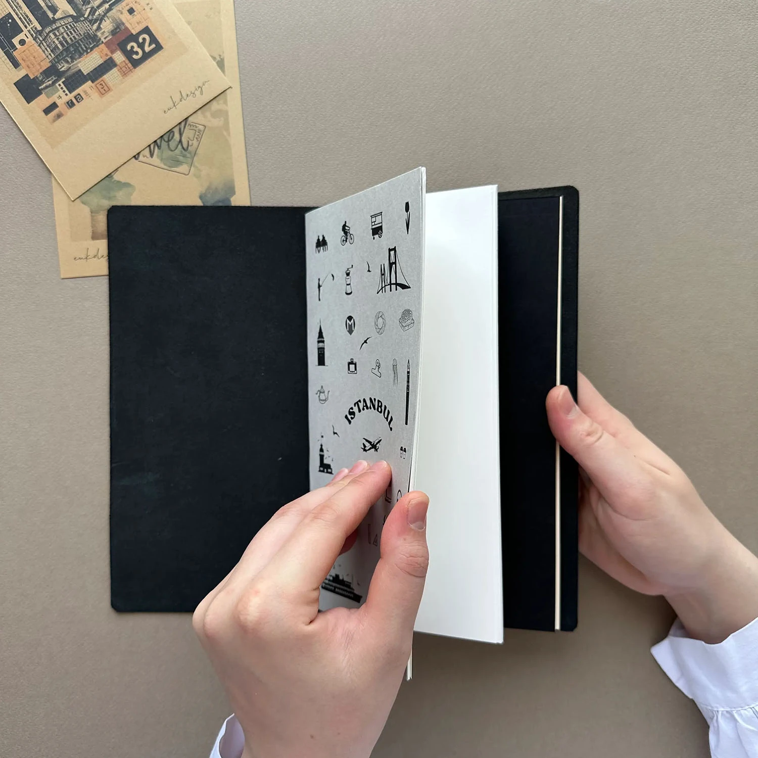 Euk Design İstanbul Edition Regular Size Traveler's Notebook Cover