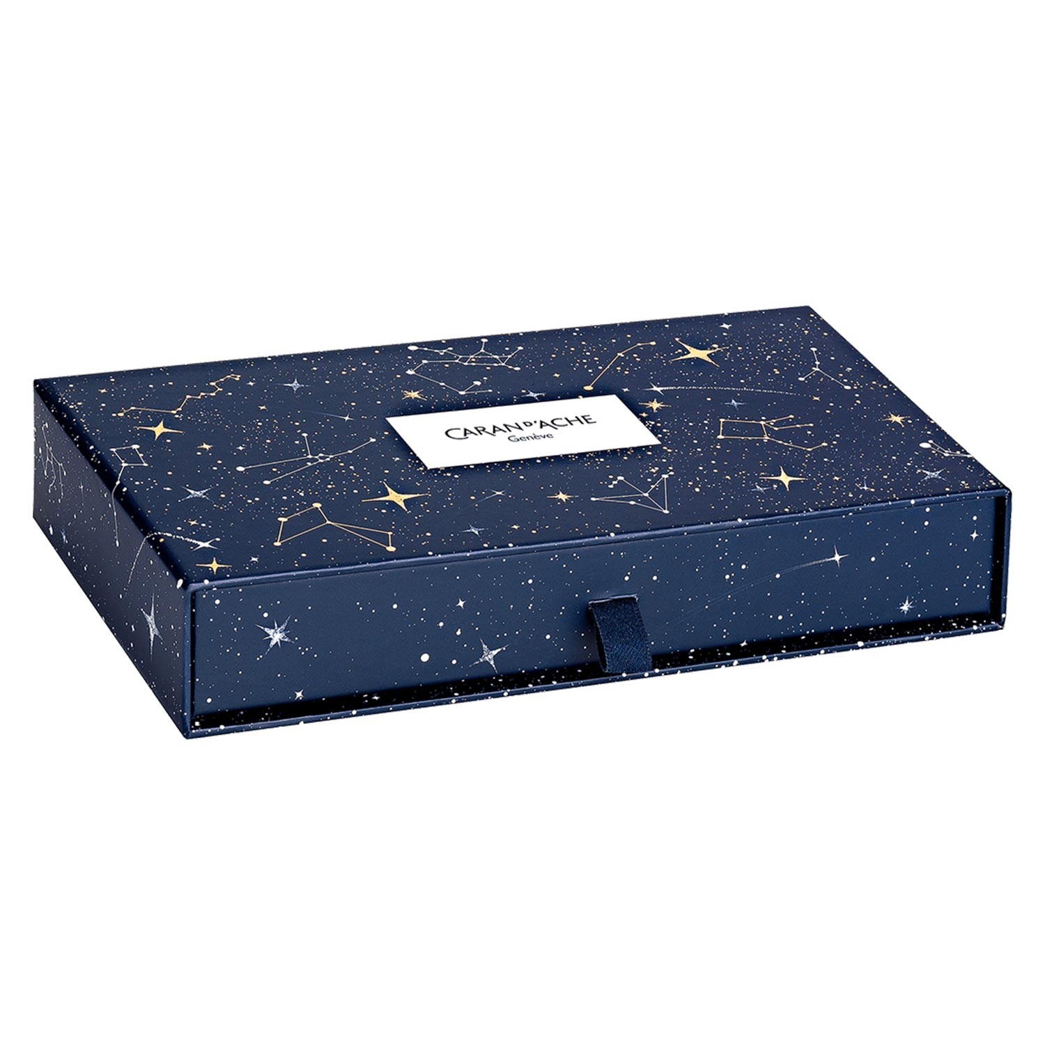Caran d'Ache Ecridor Tükenmez Kalem Deri Kılıf Set - Cosmic Blue