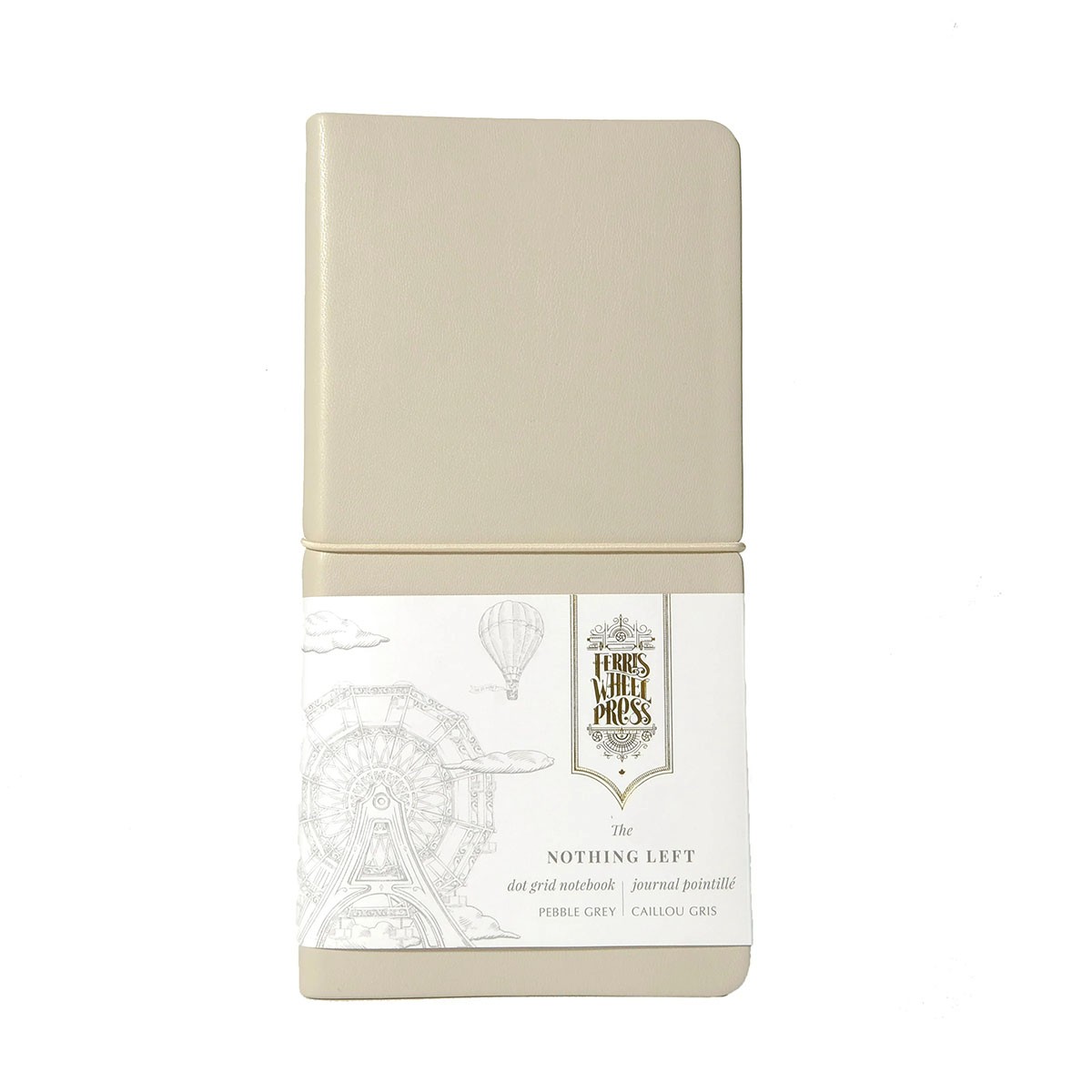 Ferris Wheel Press Nothing Left Fether Fether Defter - Pebble Grey