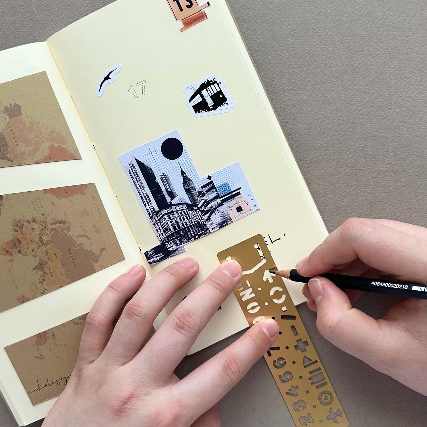 Euk Design Pirinç Şablon Ayraç