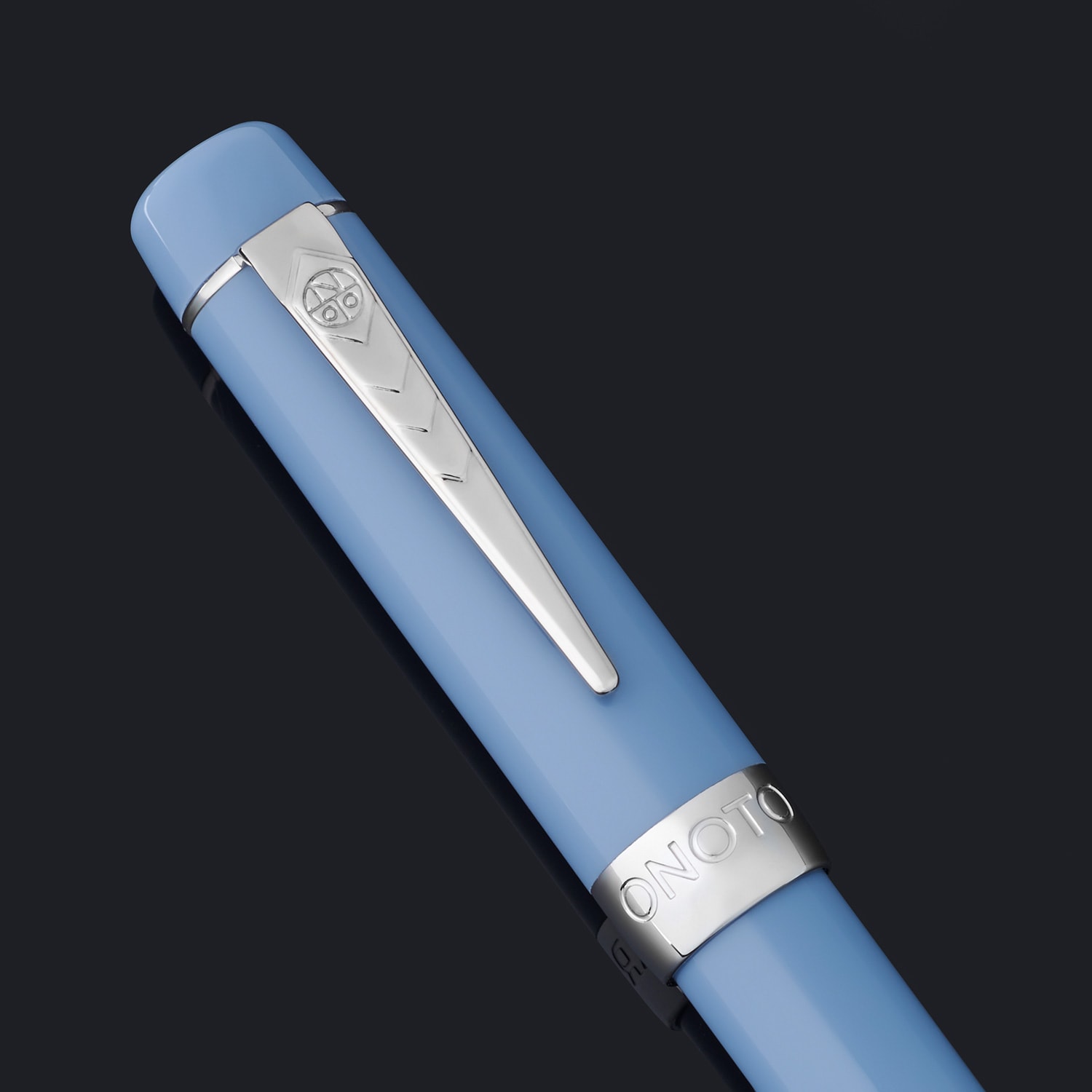 Onoto Scholar Palladium Dolma Kalem - Sky Blue