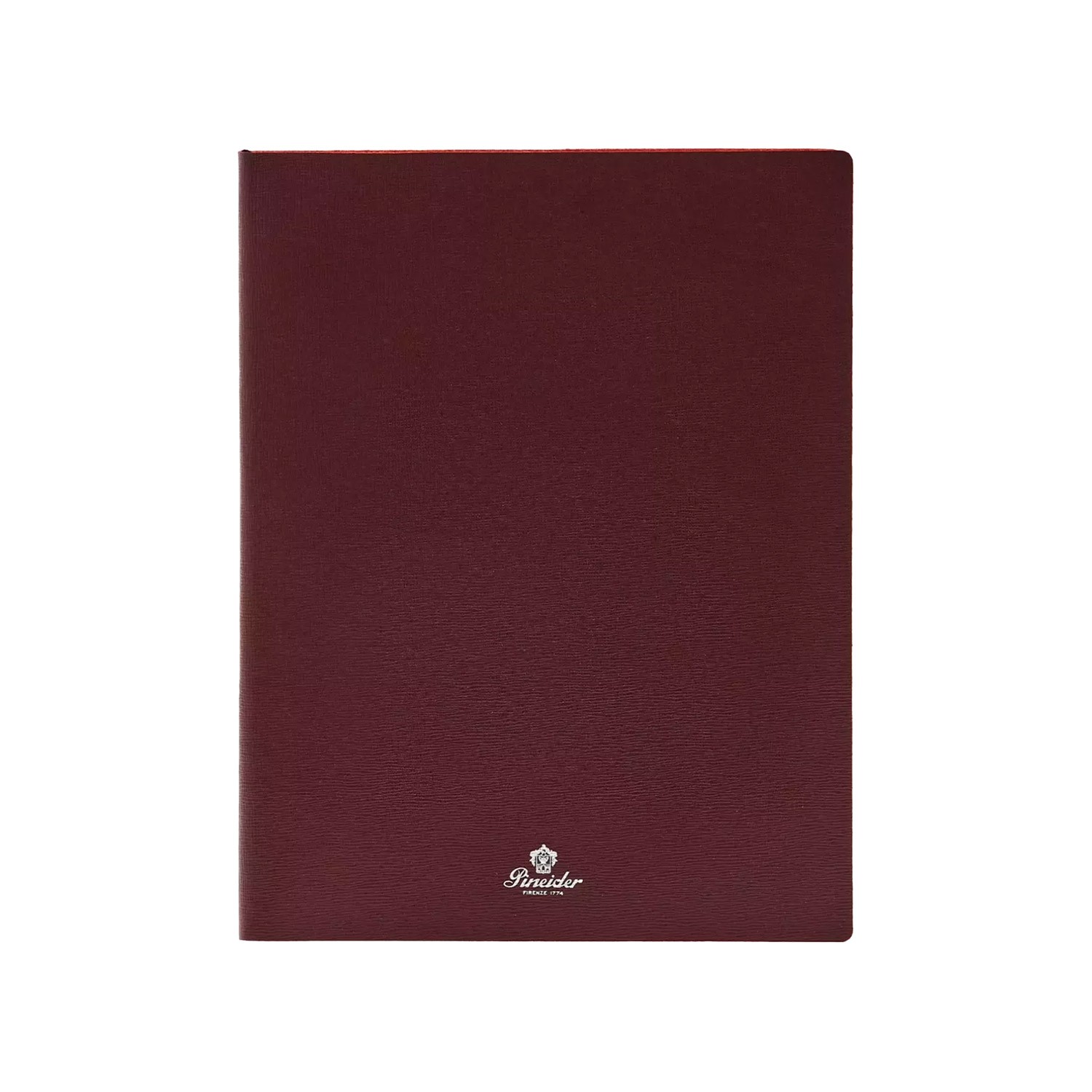 Pineider Milano 14.5 x 21 cm Defter - Wine Red