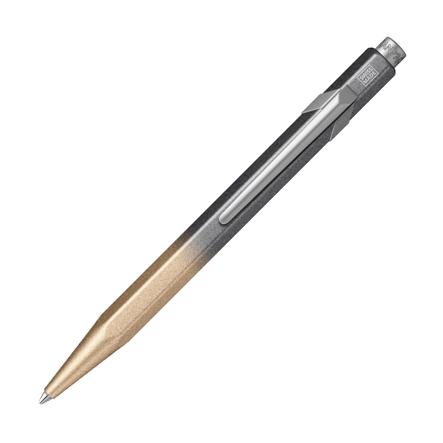 Caran d'Ache 849 Cosmic Blue Special Edition Tükenmez Kalem - Gilded