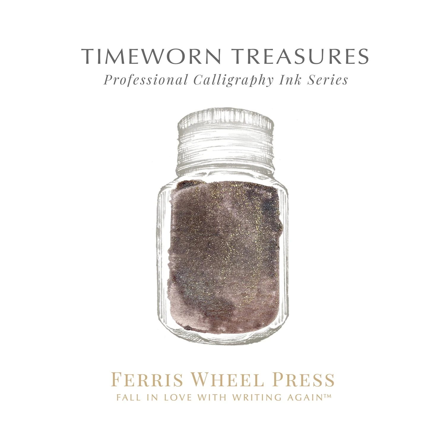 Ferris Wheel Press Timeworn Treasures Kaligrafi Şişe Mürekkep - 28 ml