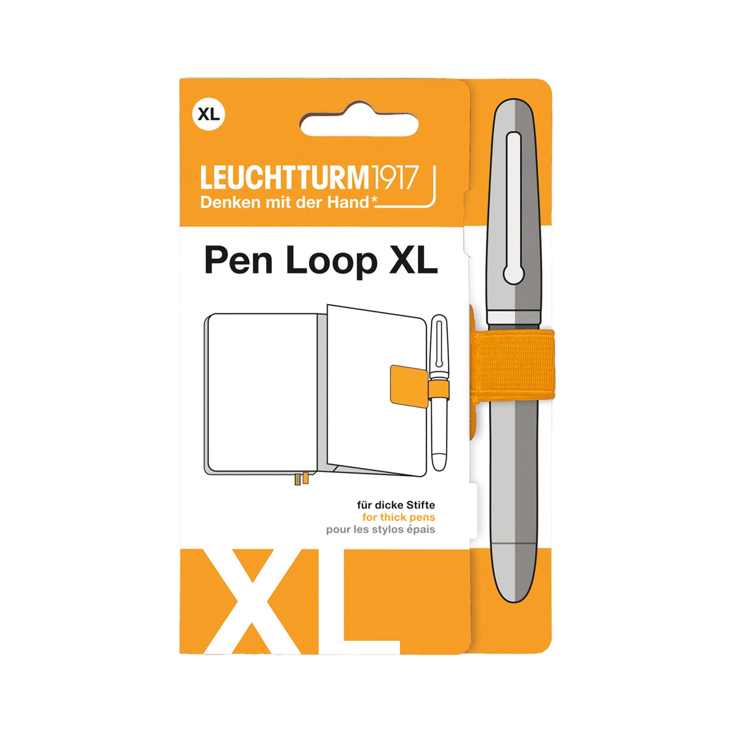 Leuchtturm1917 Pen Loop XL Kalem Tutucu - Gündoğumu Sarısı