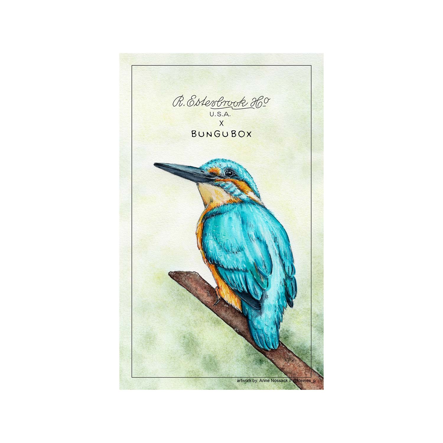 Esterbrook x BUNGUBOX Kingfisher Kurutma Kağıdı