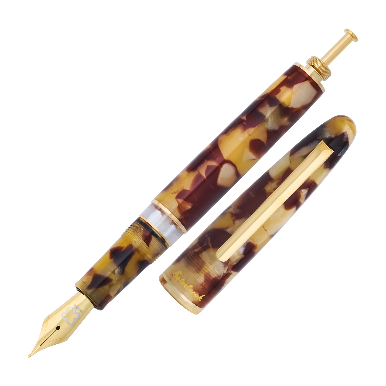 Esterbrook Estie Tortoise Gold Pistonlu Dolma Kalem