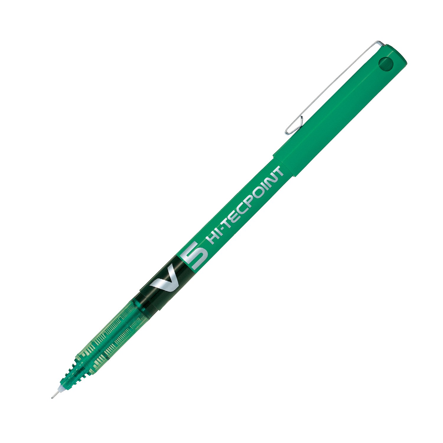 Pilot V5 Hi-Tecpoint 0.5 mm İğne Uçlu Roller Kalem - Yeşil
