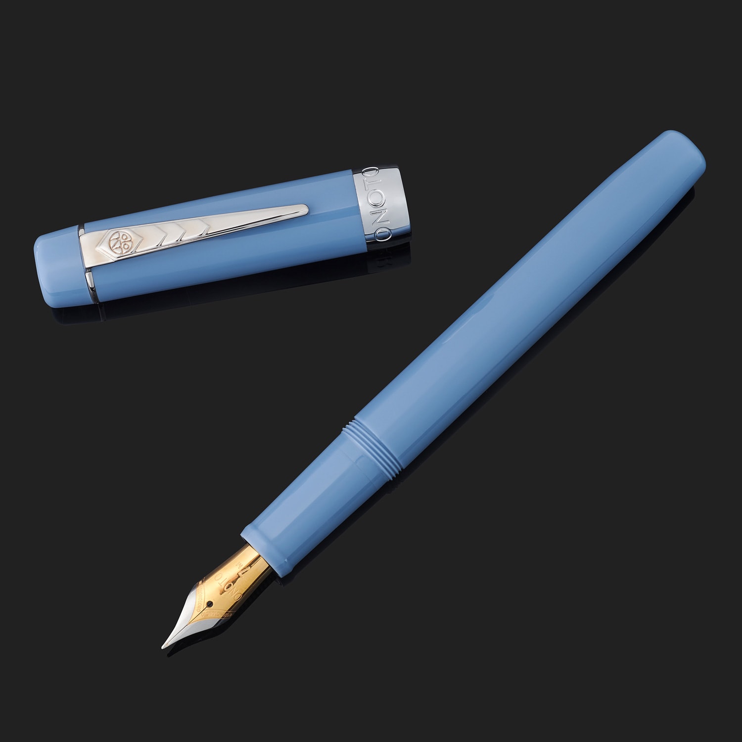 Onoto Scholar Palladium Dolma Kalem - Sky Blue
