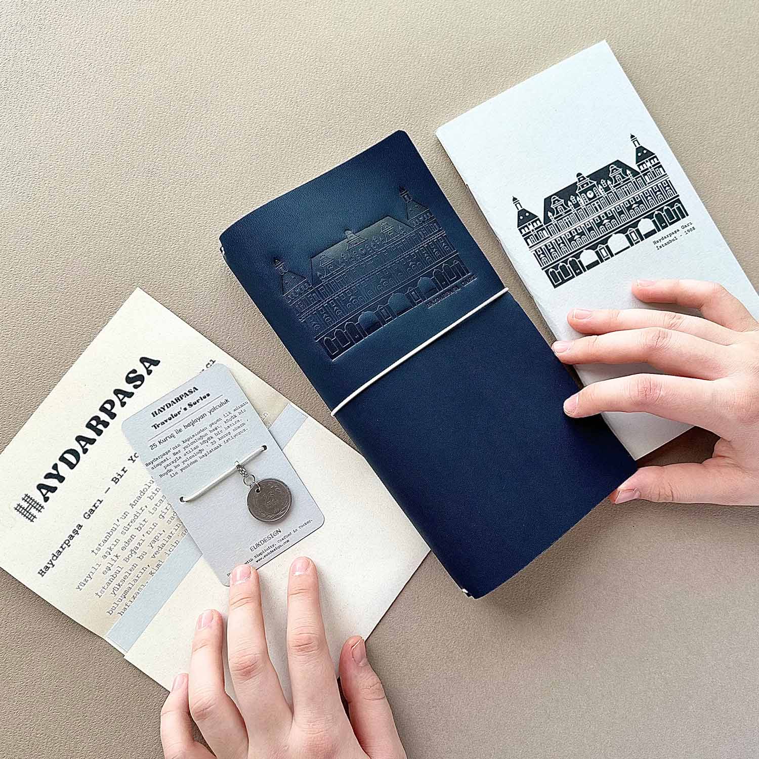 Euk Design Haydarpaşa Edition Regular Size Traveler's Notebook Cover