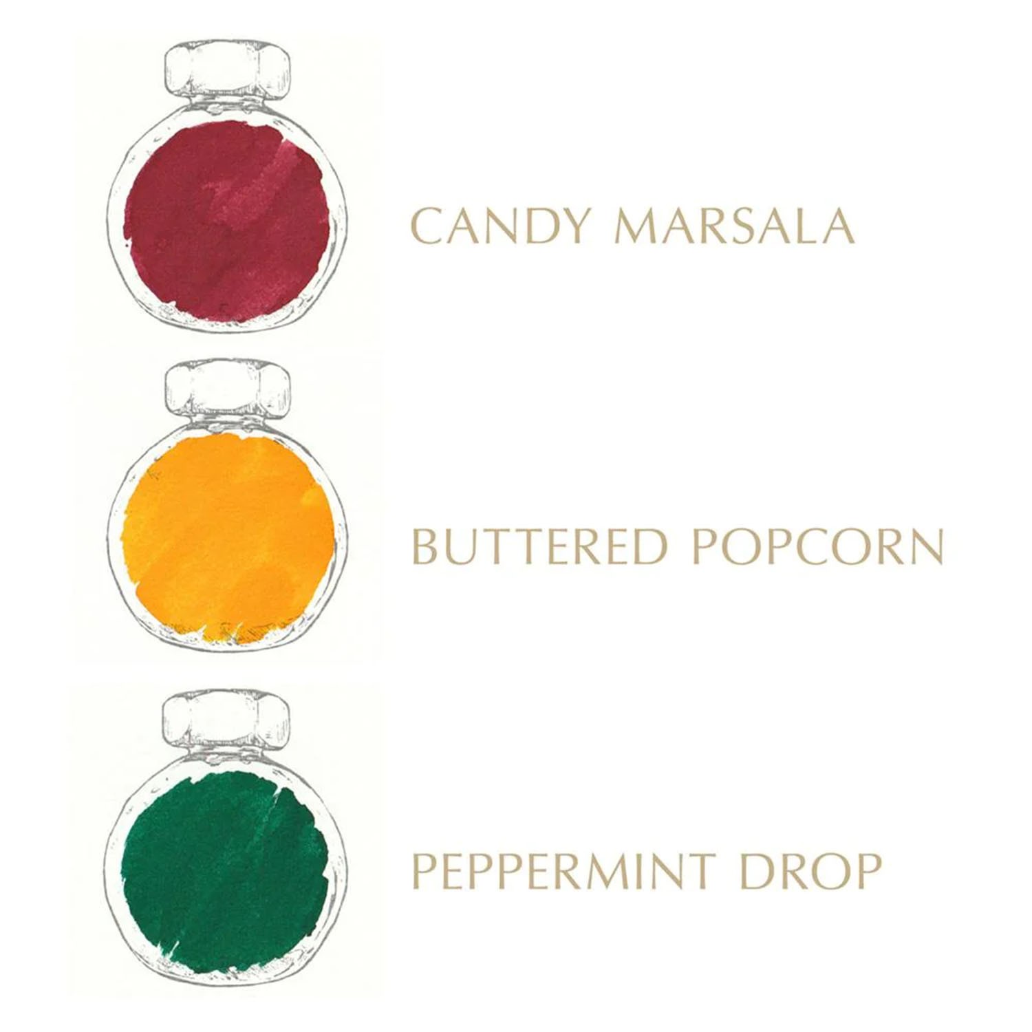 Ferris Wheel Press Candy Stand Mürekkep Dolum Seti