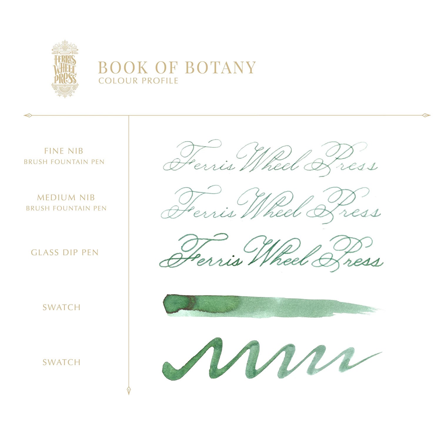 Ferris Wheel Press Book of Botany Şişe Mürekkep - 10 ml
