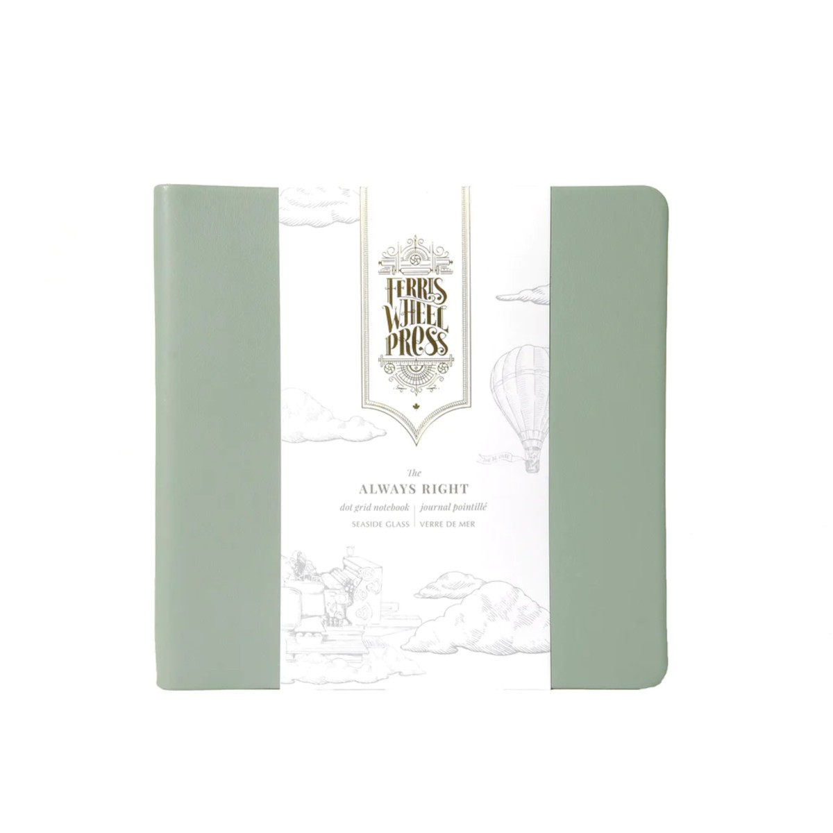 Ferris Wheel Press Always Right Fether Defter - Seaside Glass