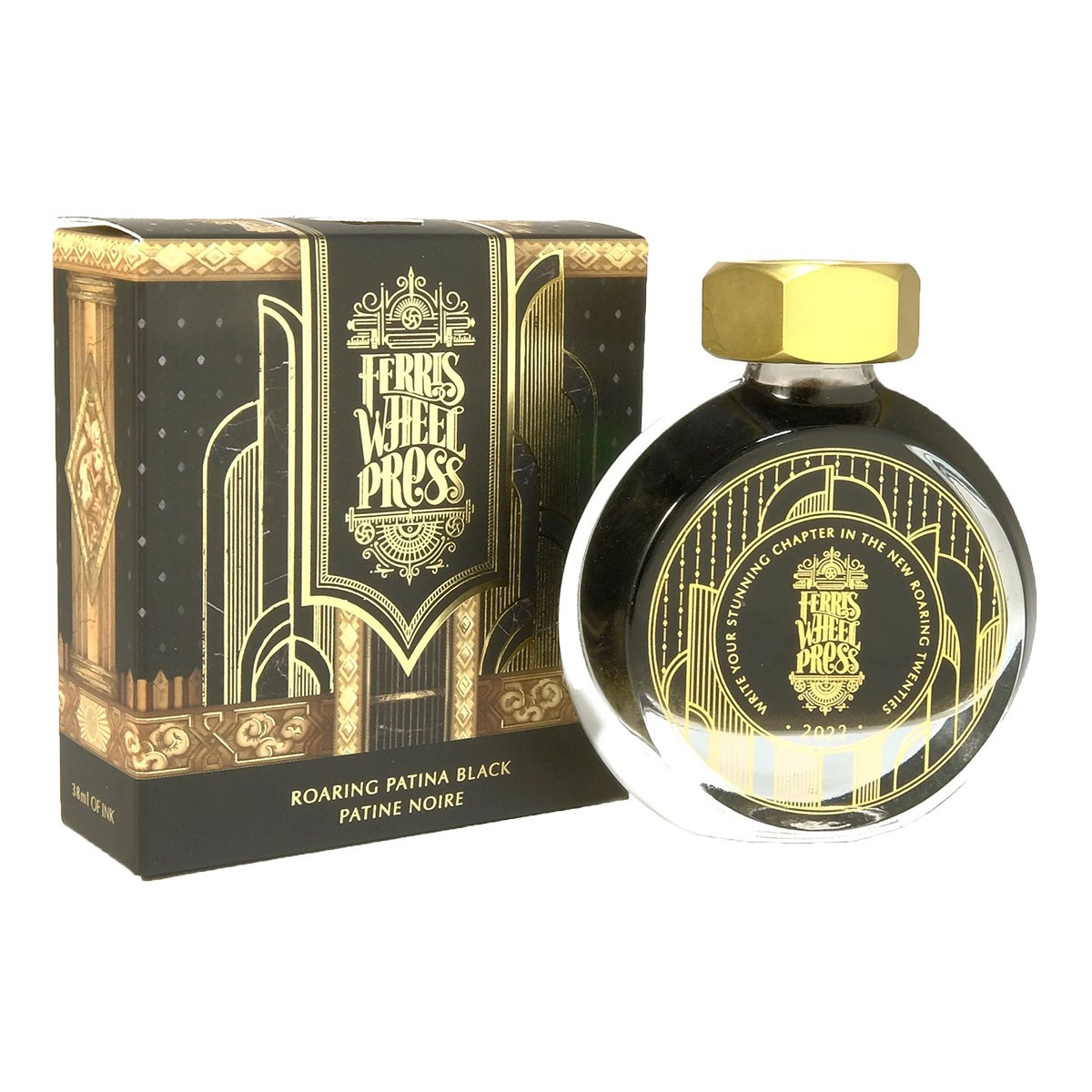 Ferris Wheel Press Roaring Patina Black Limited Edition 2022 Şişe Mürekkep - 38 ml
