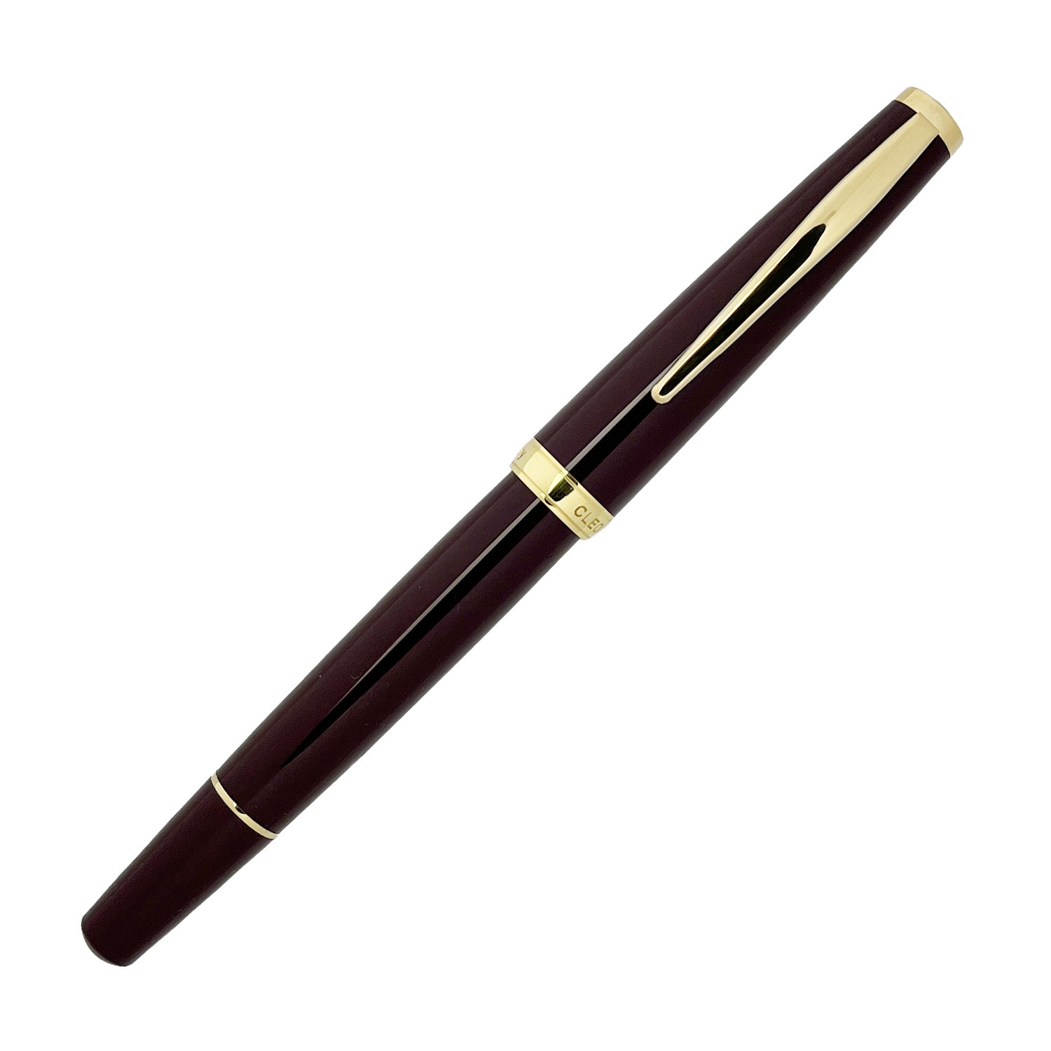 Cleo Skribent Classic Gold Pistonlu Dolma Kalem - Bordeaux