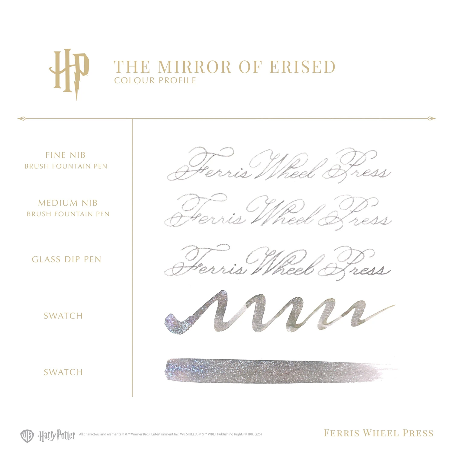 Ferris Wheel Press Harry Potter The Mirror of Erised Şişe Mürekkep - 38 ml