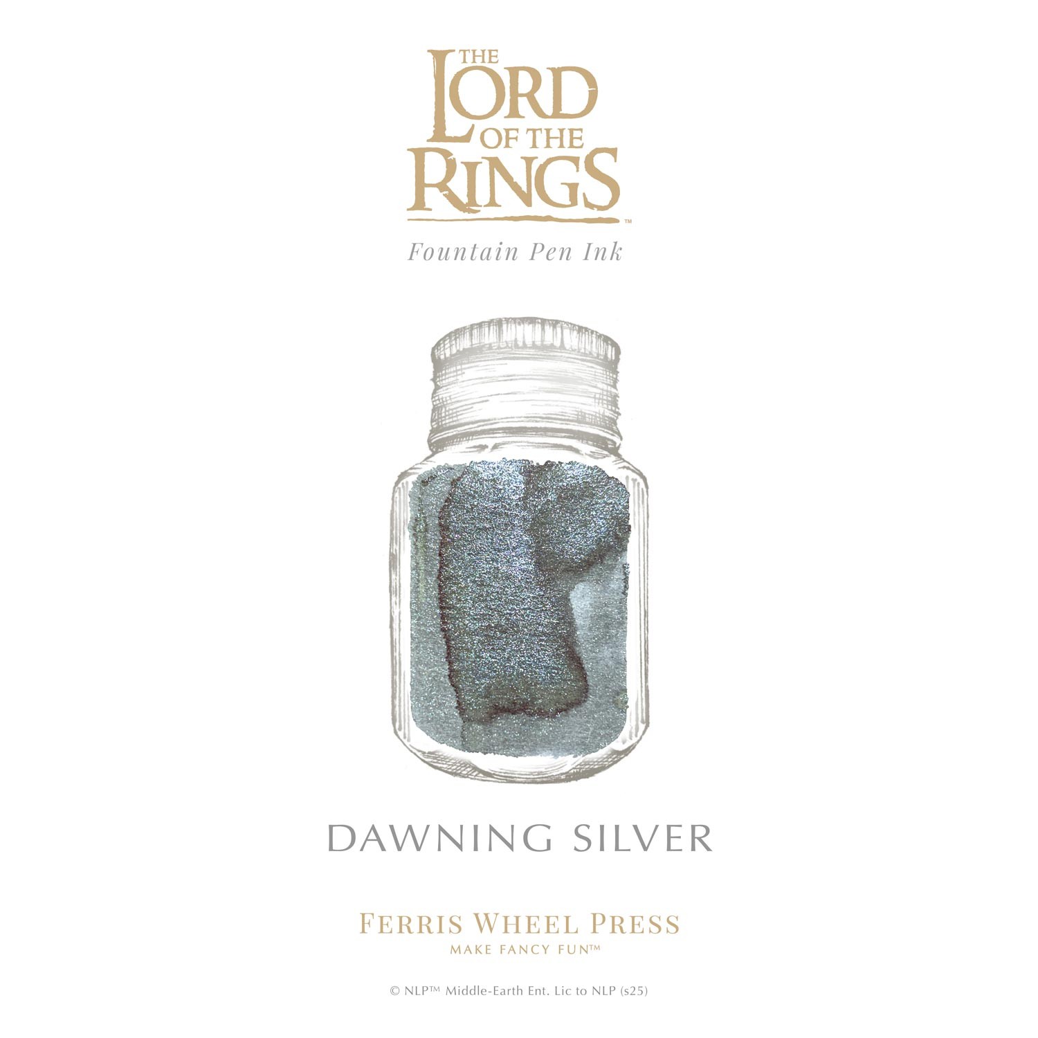 Ferris Wheel Press The Lord of the Rings Dawning Silver Şişe Mürekkep - 28 ml