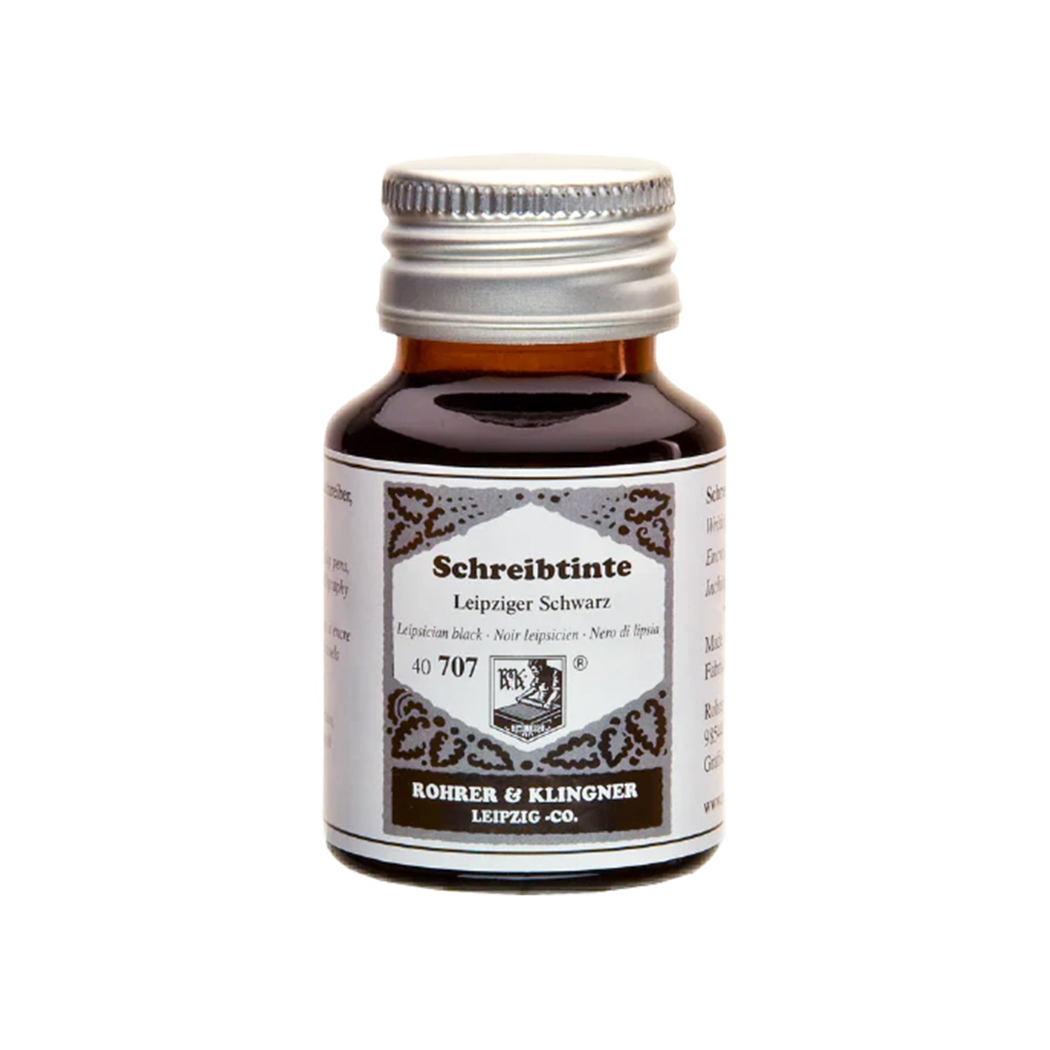 Rohrer & Klingner Leipziger Schwarz Şişe Mürekkep - 50 ml