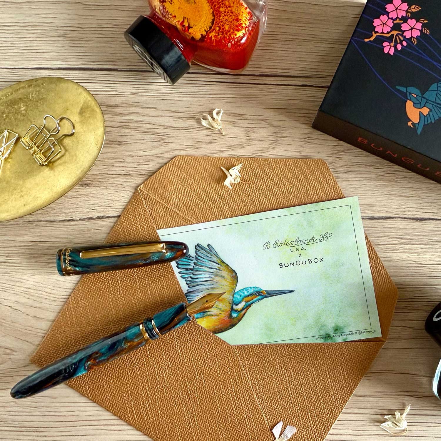Esterbrook x BUNGUBOX Kingfisher Kurutma Kağıdı