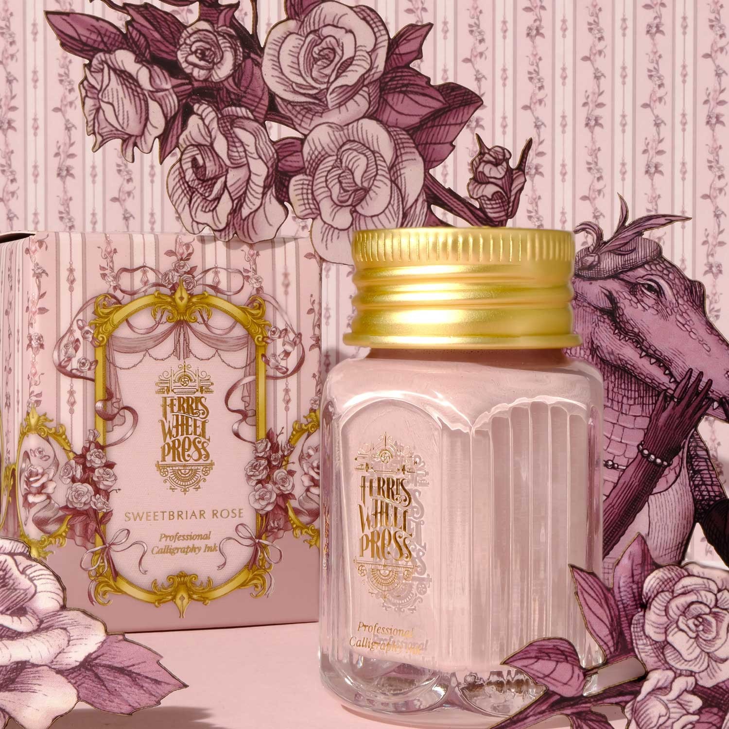 Ferris Wheel Press Sweetbriar Rose Şişe Mürekkep - 28 ml
