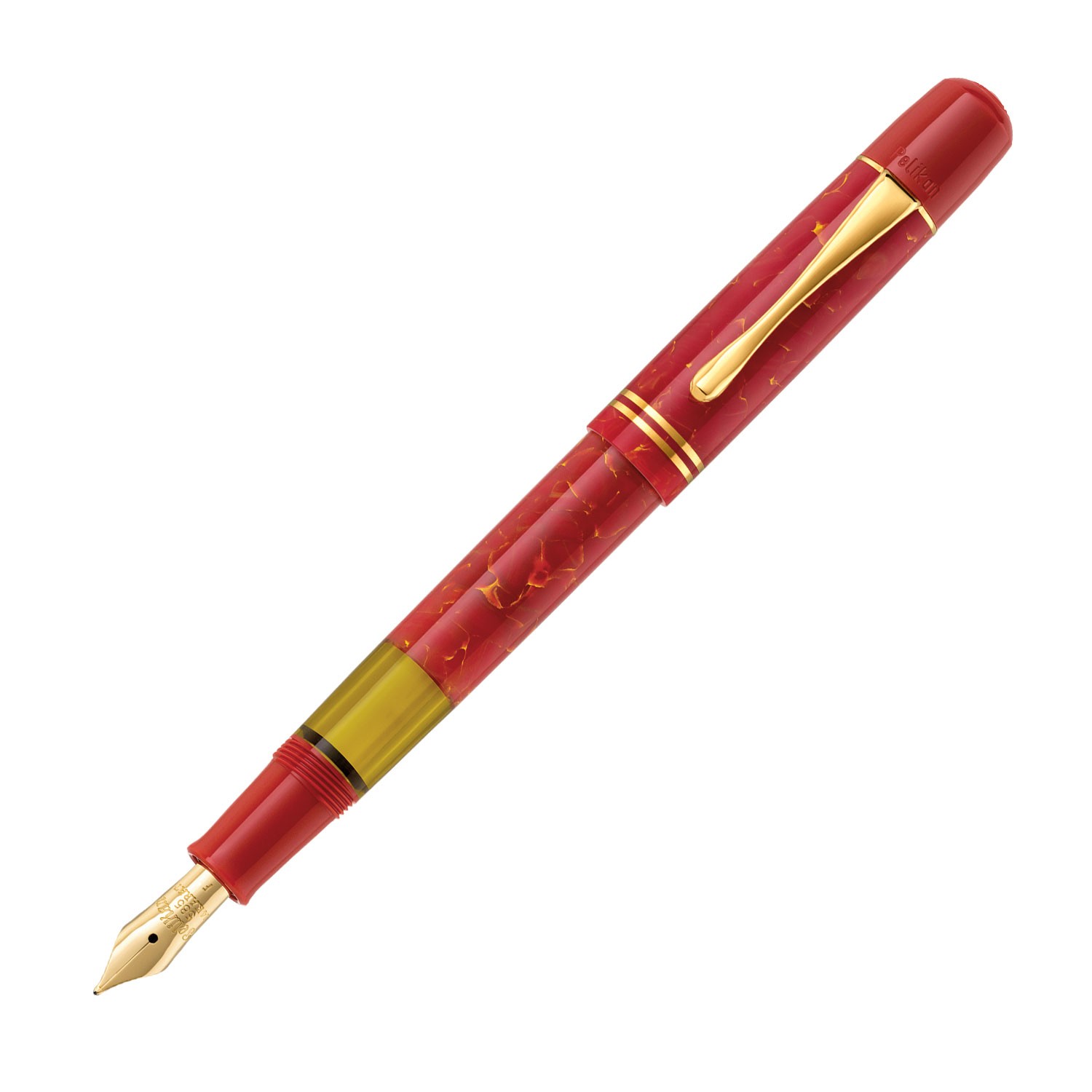 Pelikan M101N Bright Red Dolma Kalem