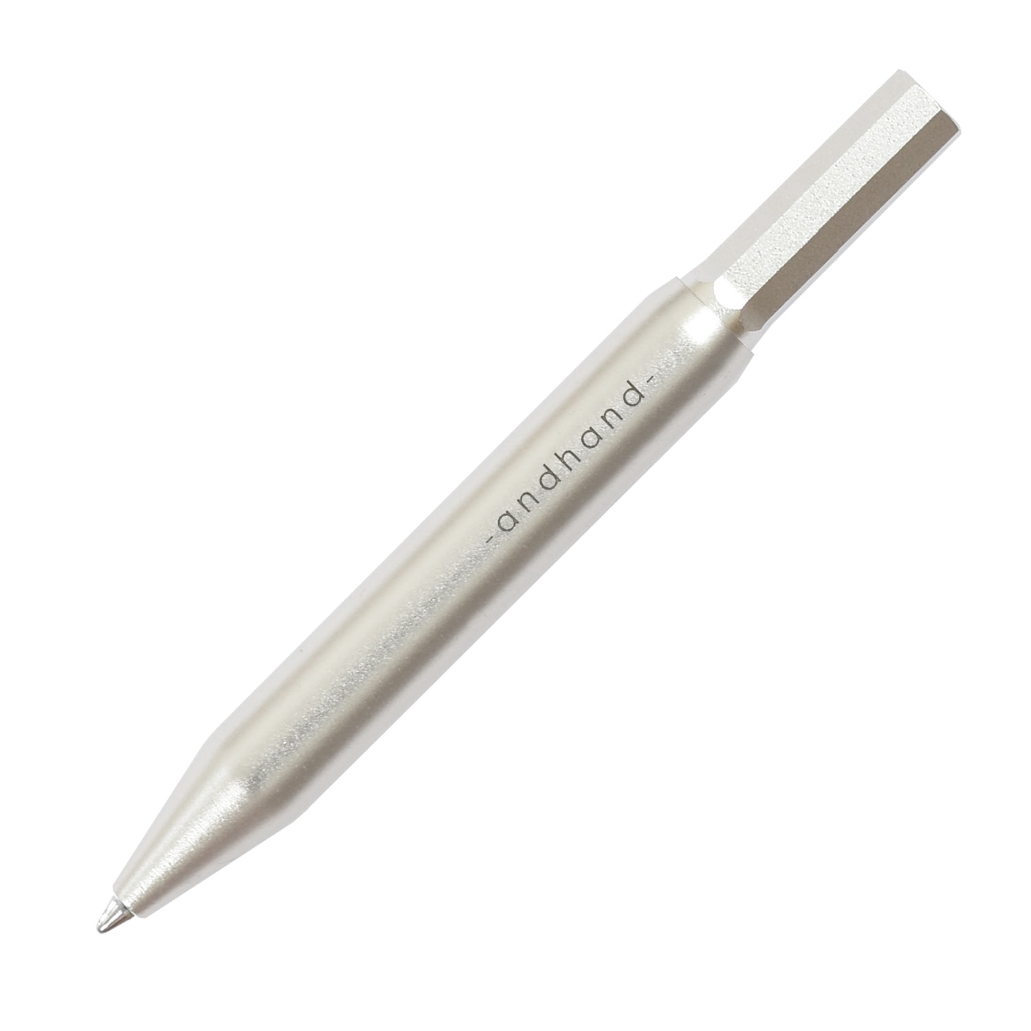 Andhand Method Mini Tükenmez Kalem - Silver Lustre