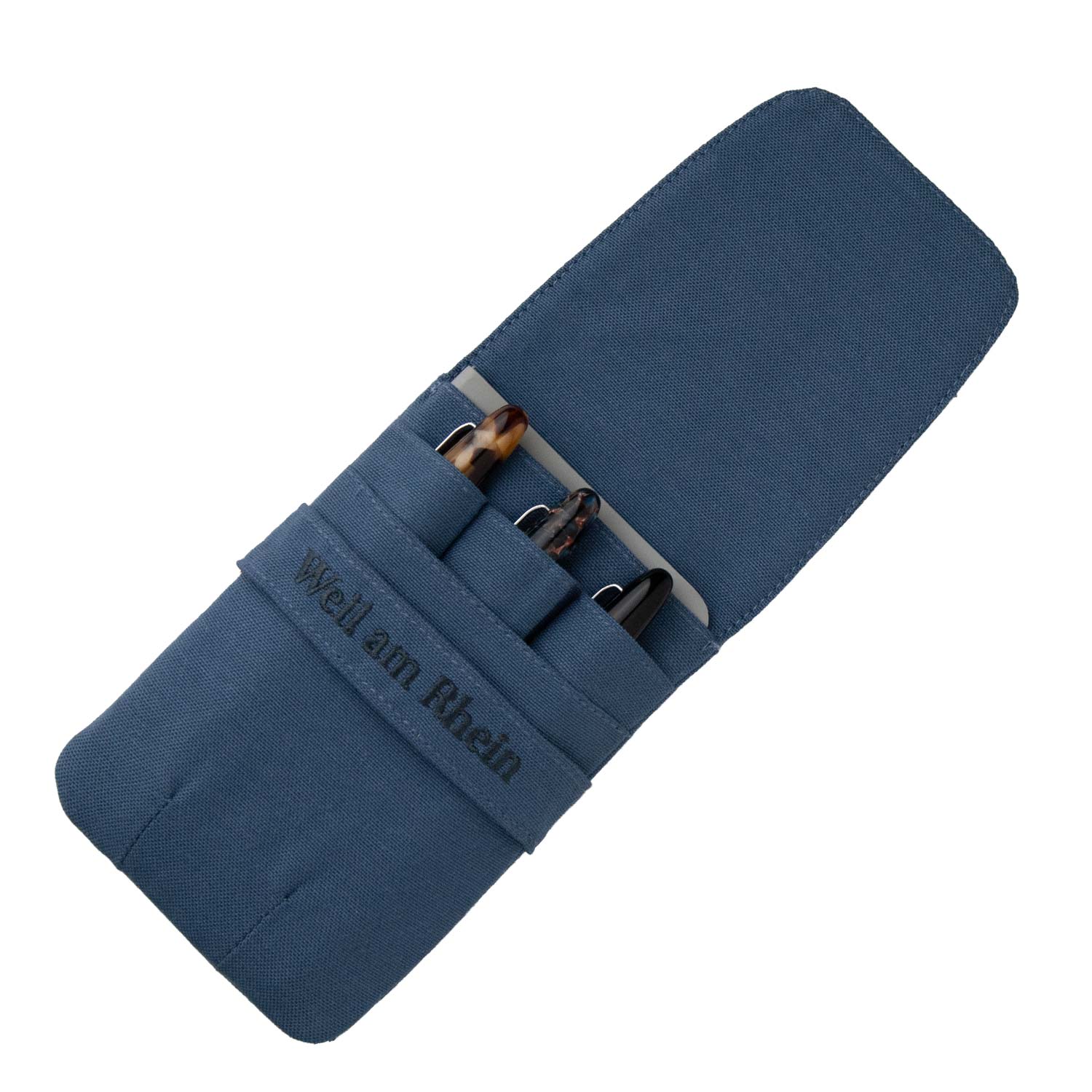 Weil am Rhein Triple Plus Serisi 3'lü Kalem Kılıfı - Indigo