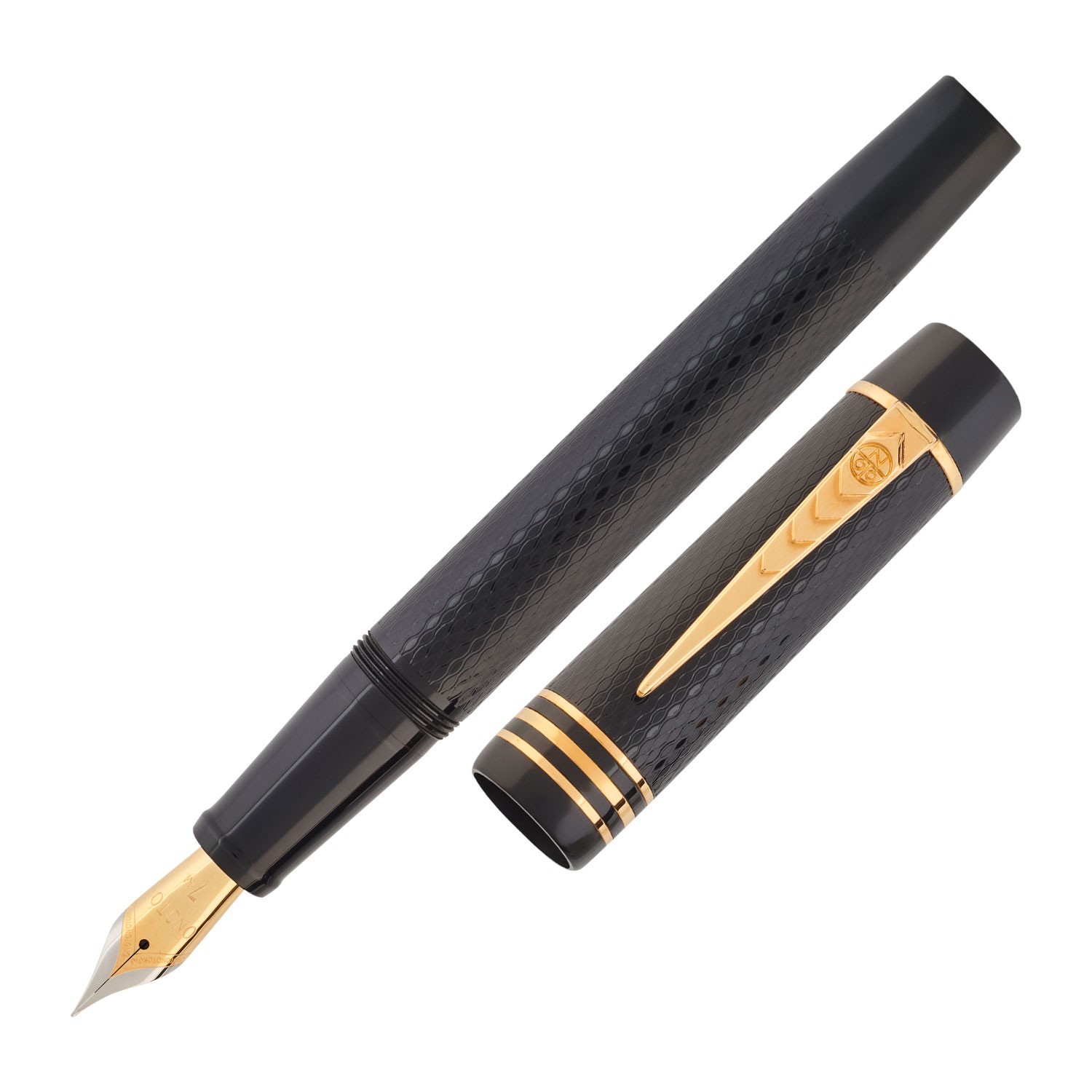 Onoto Magna Ebonite Black Gold Dolma Kalem