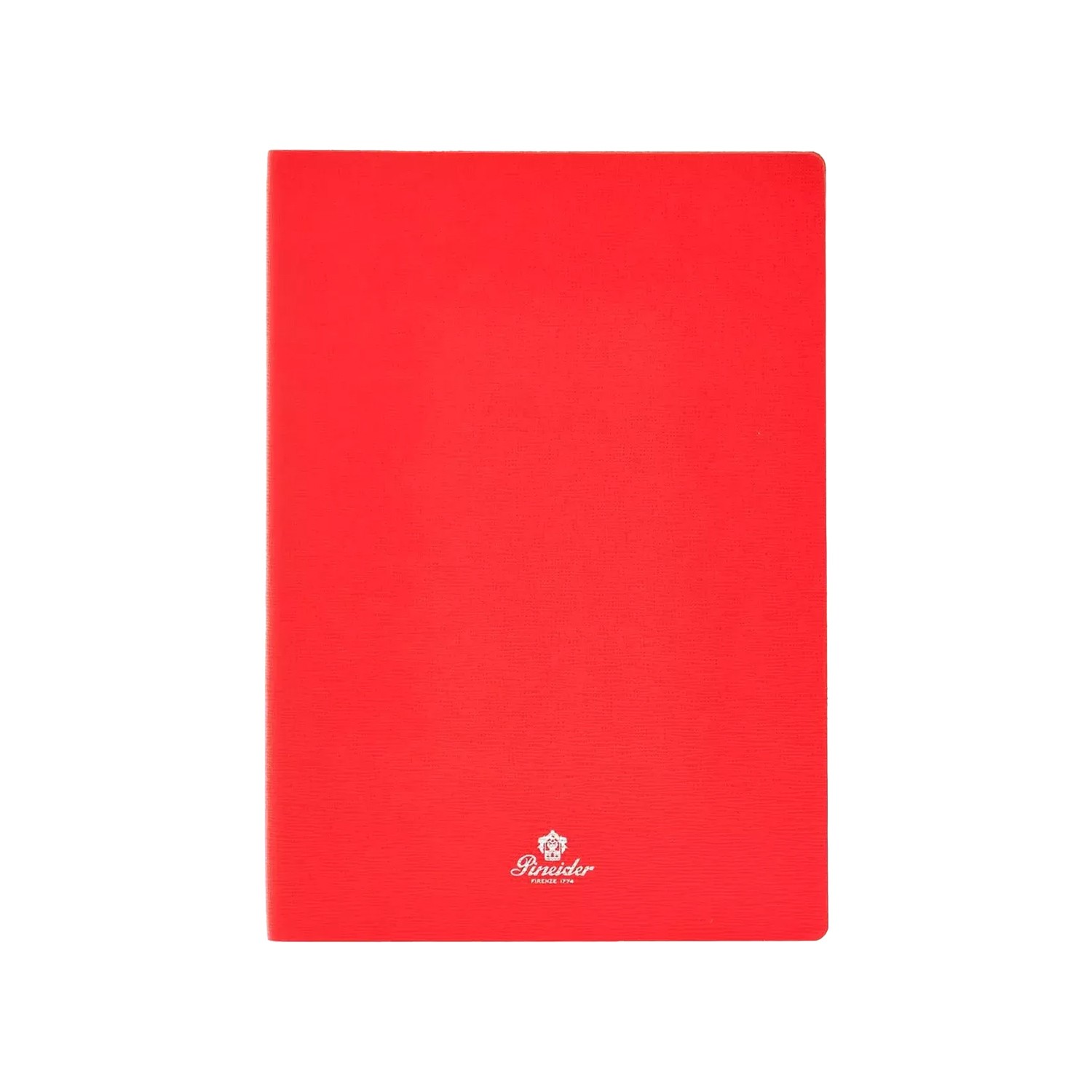 Pineider Milano 14.5 x 21 cm Defter - Rosso Fuego