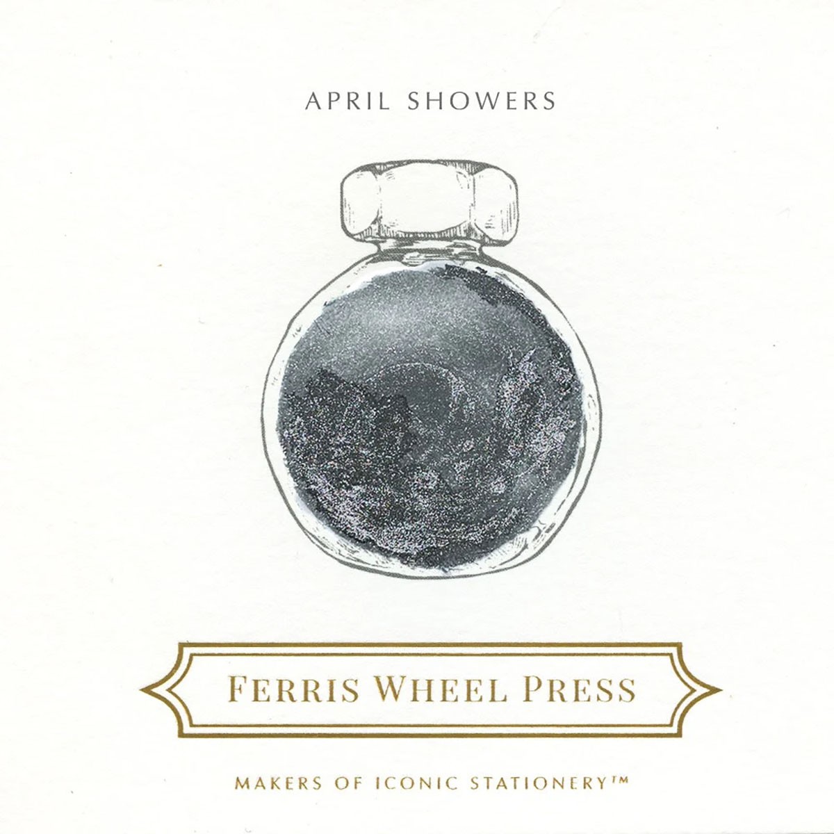 Ferris Wheel Press April Showers Şişe Mürekkep - 38 ml