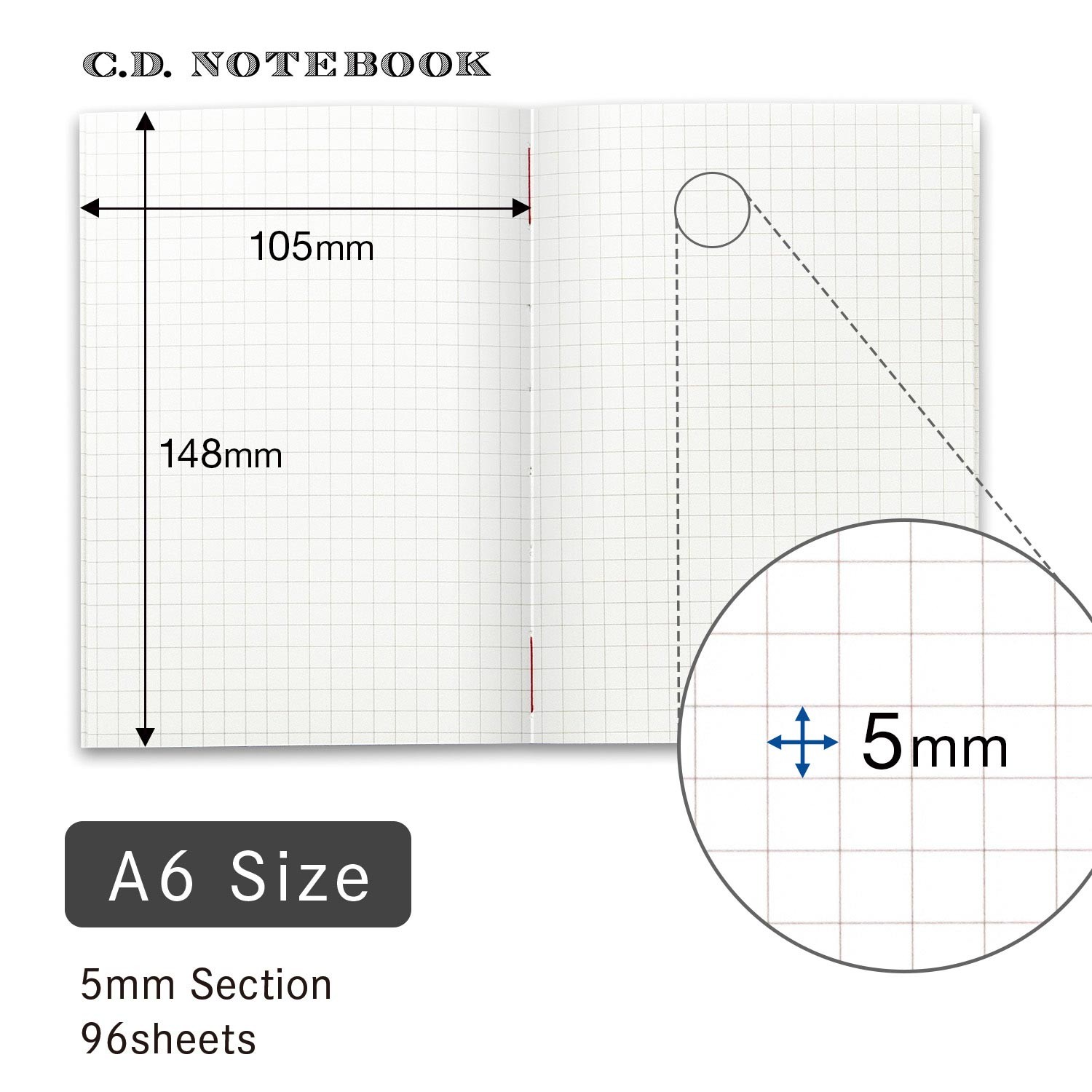 Apica Premium CD A6 Defter - Kareli