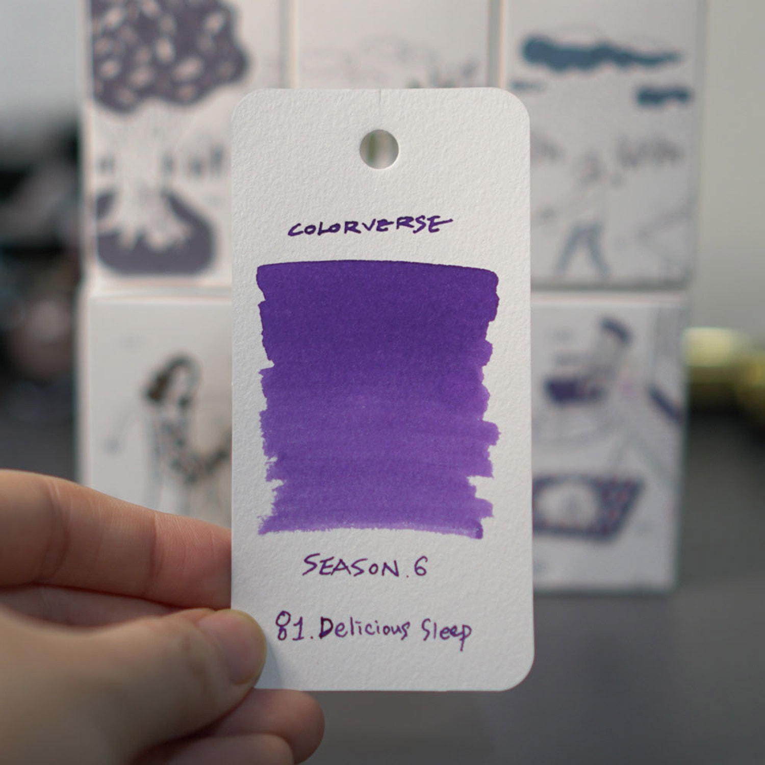 Colorverse No. 81 Delicious Sleep Glistening Şişe Mürekkep - 30 ml