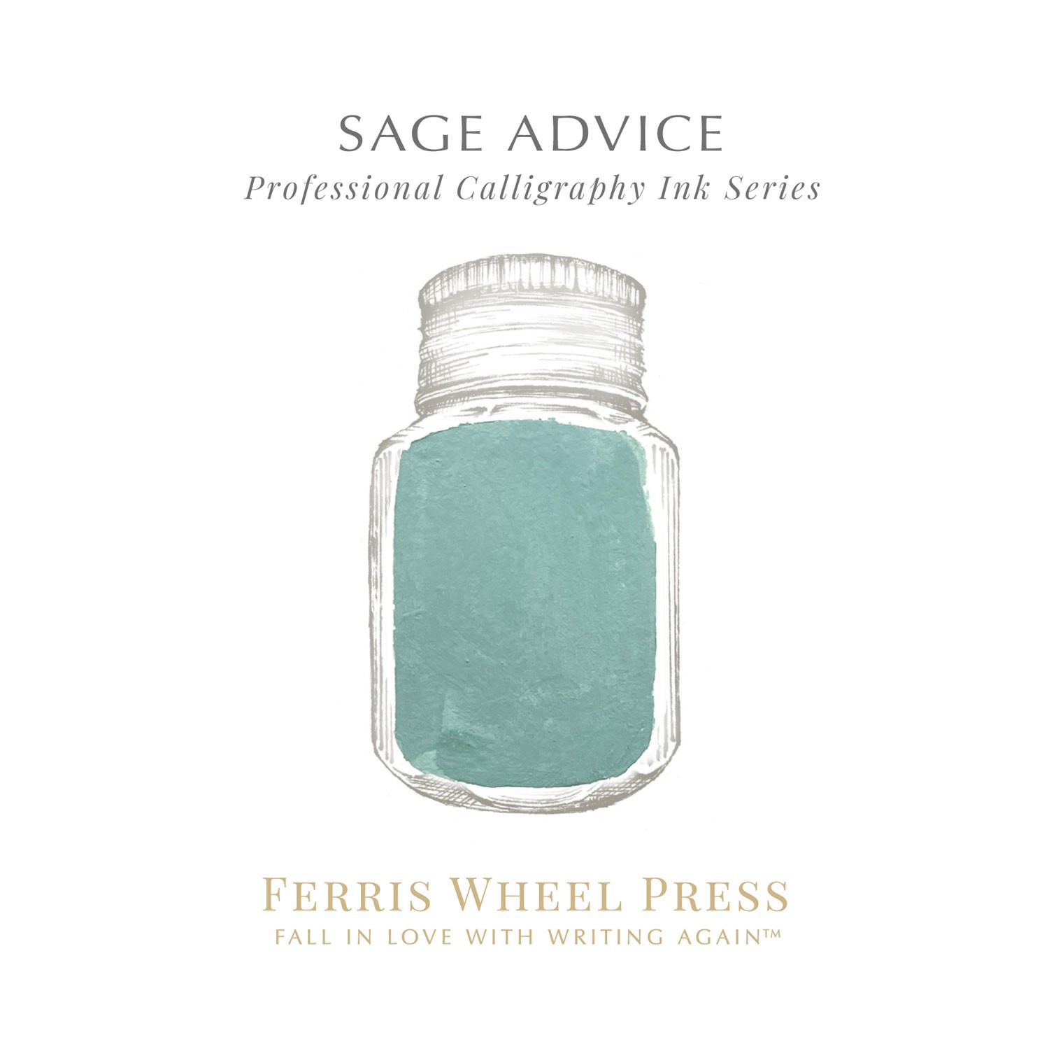 Ferris Wheel Press Sage Advice Şişe Mürekkep - 28 ml