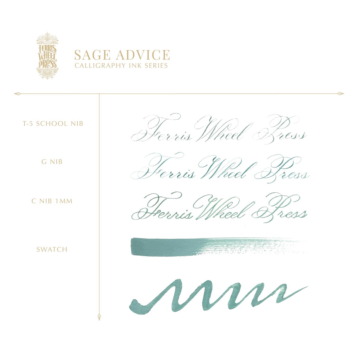 Ferris Wheel Press Sage Advice Şişe Mürekkep - 28 ml