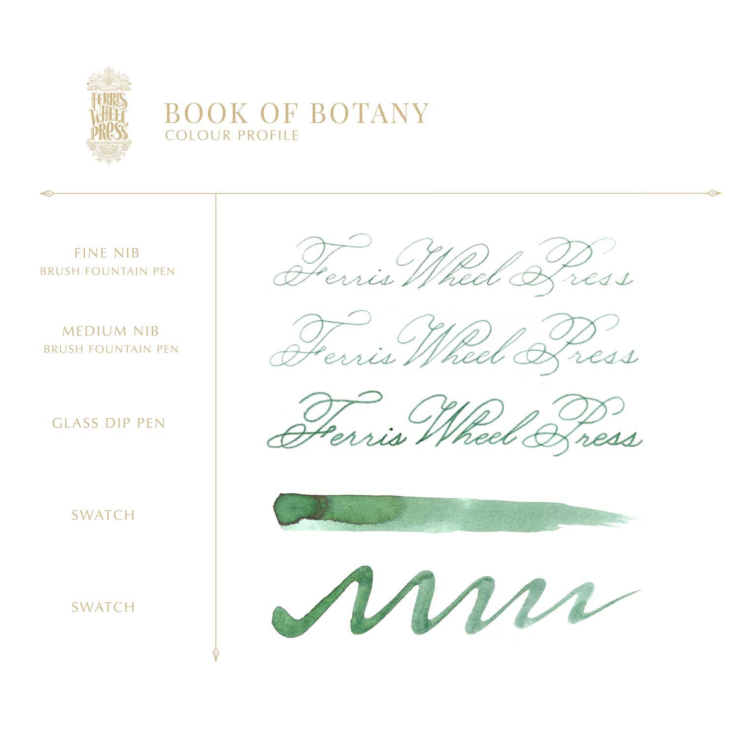 Ferris Wheel Press Book of Botany Şişe Mürekkep - 38 ml