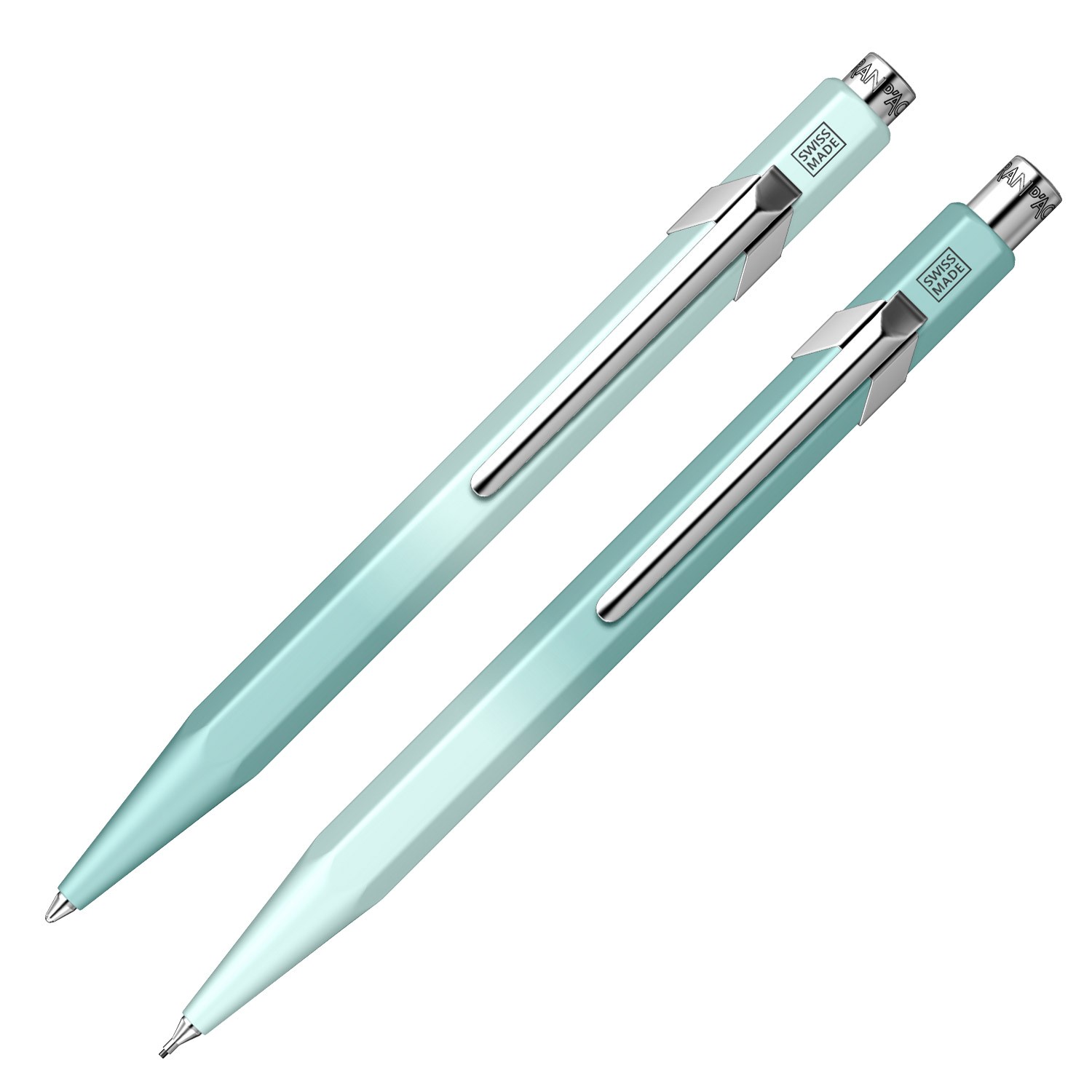 Caran d'Ache 849 Special Edition Tükenmez Kalem Versatil Kalem Set - Blue Lagoon
